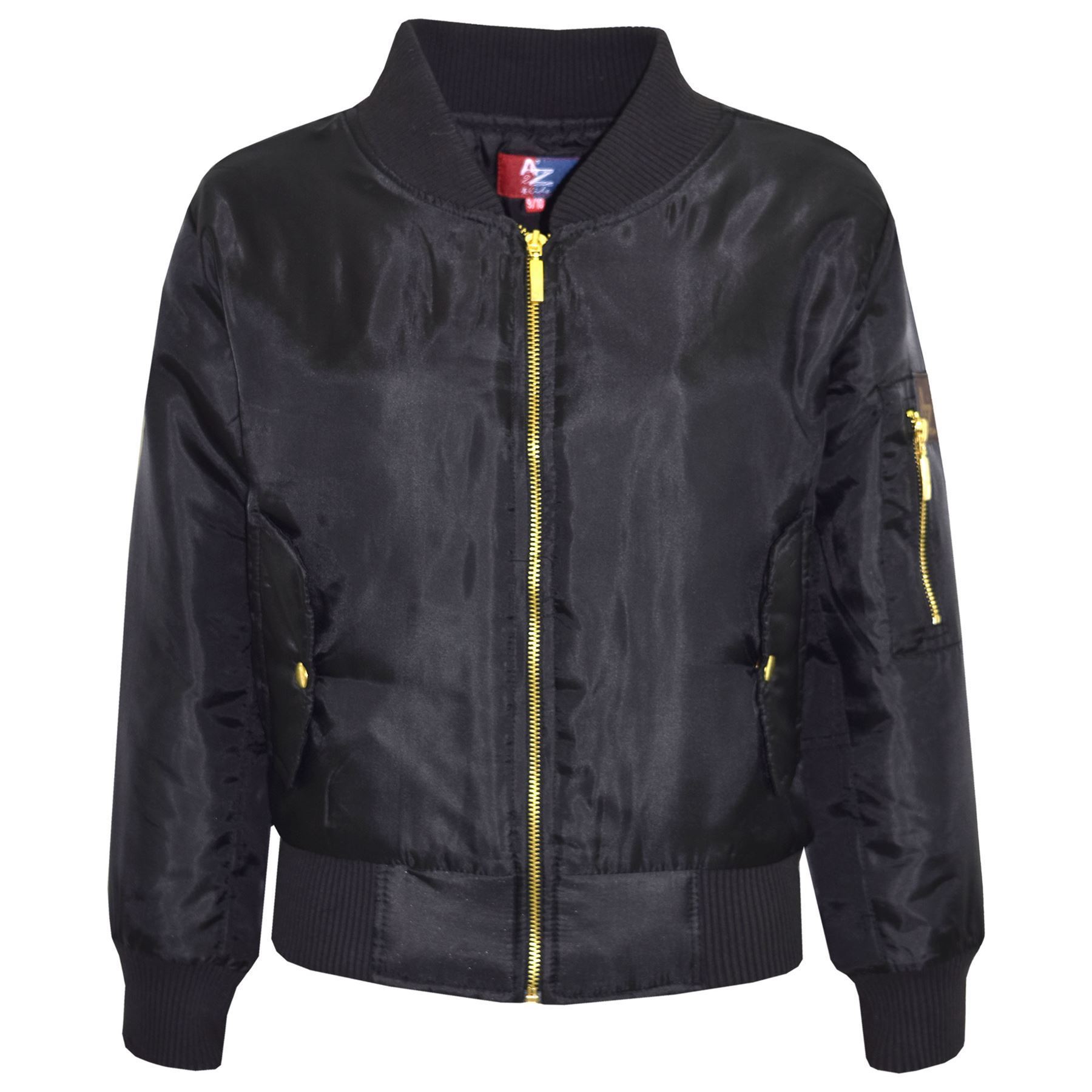 Airforce gewatteerde winterjas BOMBER JACKET zwart | wehkamp