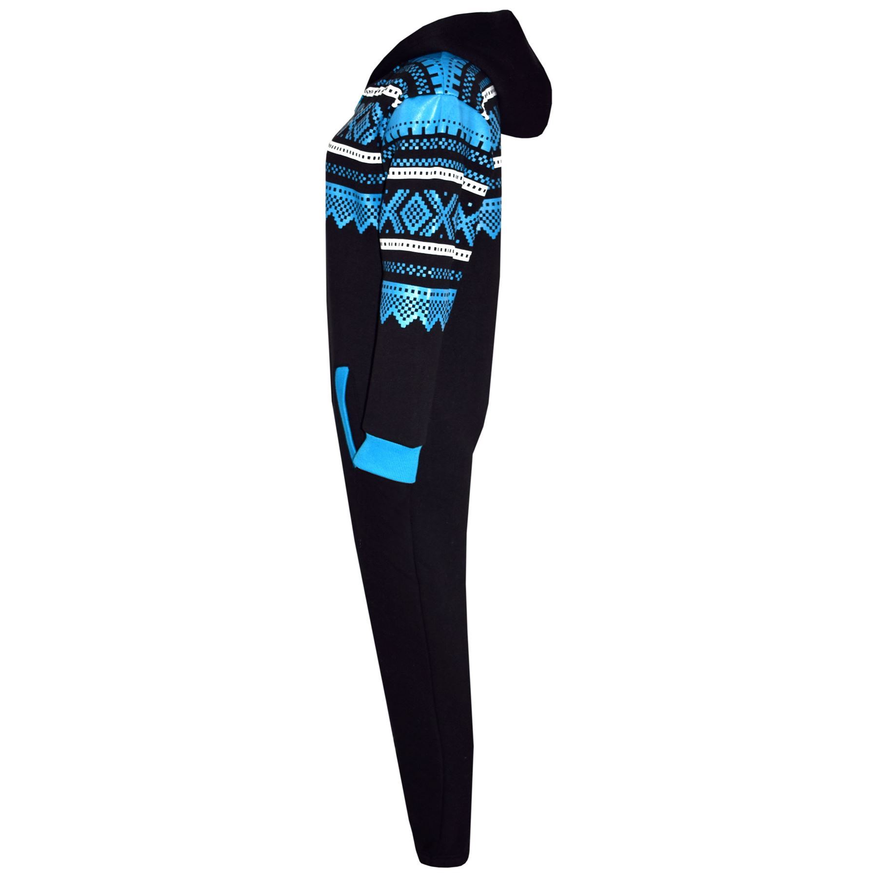 Kids Girls Boys Aztec Snowflake A2Z Onesie One Piece Jumpsuit Playsuit 7-13 Year - Picture 8 of 32