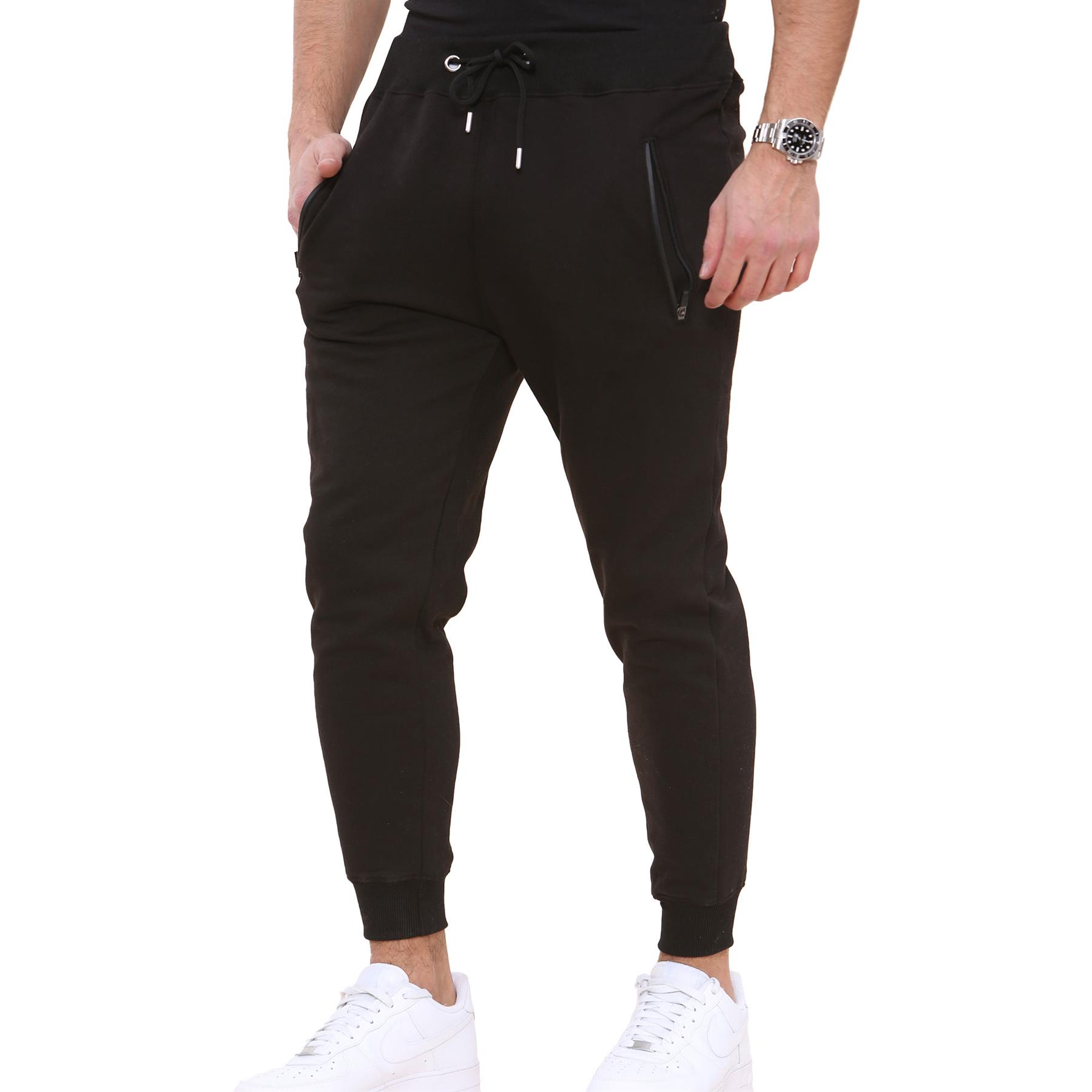 Mens Fleece Jogging Bottoms Joggers Exercise Sweatpants Gym Trousers - Picture 6 of 47