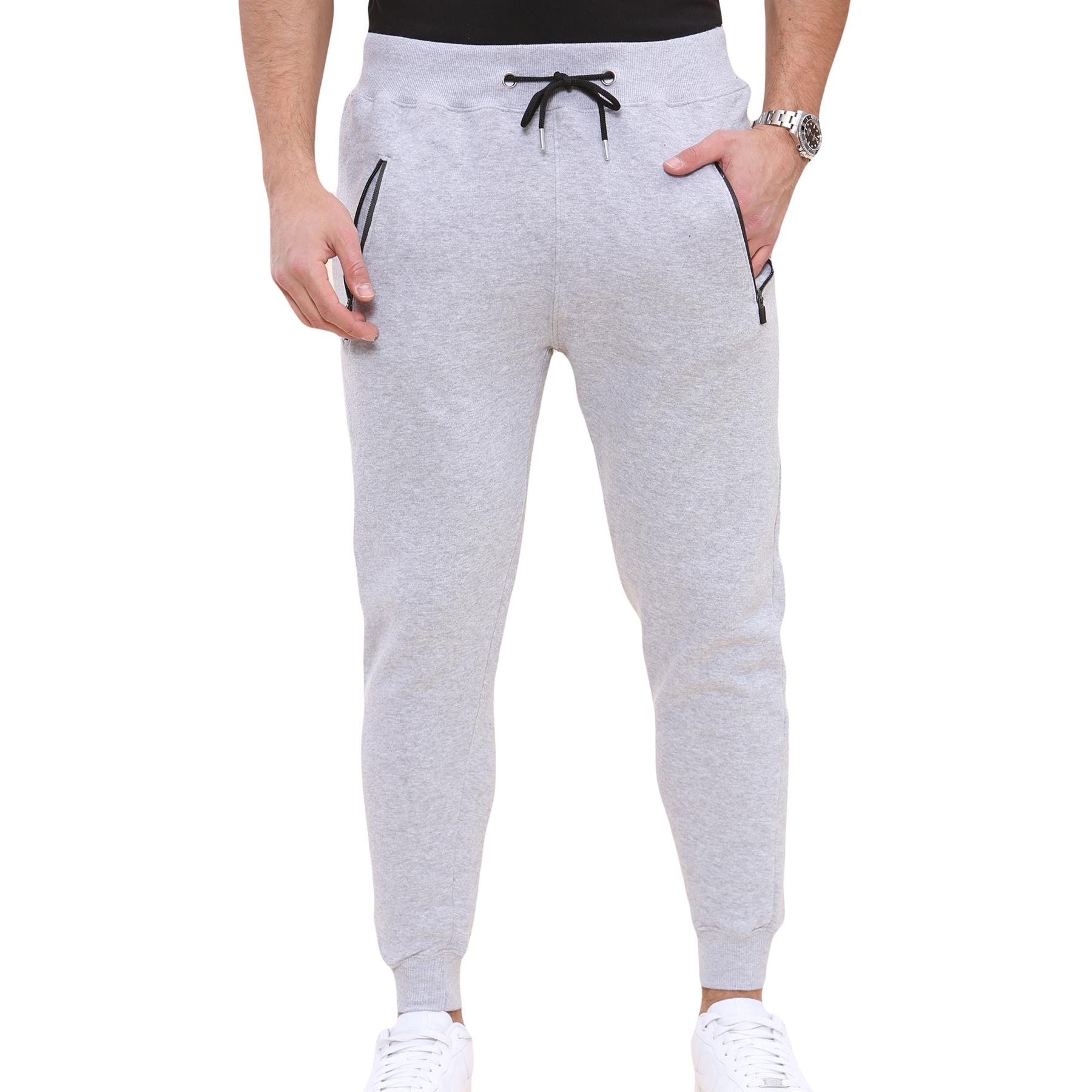 Mens Fleece Jogging Bottoms Joggers Exercise Sweatpants Gym Trousers - Picture 31 of 47