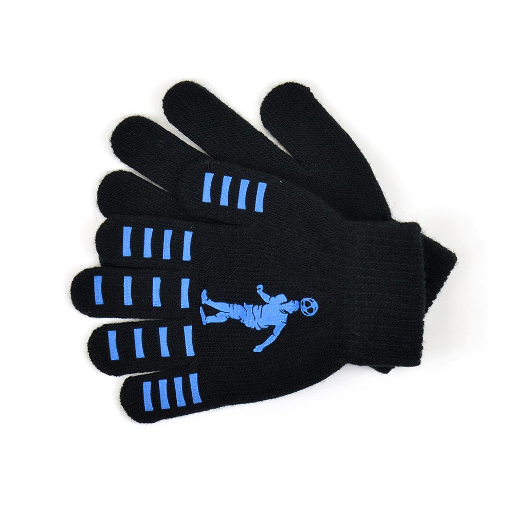 Boys 3 Pack Gloves Winter Warm Thermal Magic Mitten One Size Fit Stretchy Gloves - Picture 16 of 17
