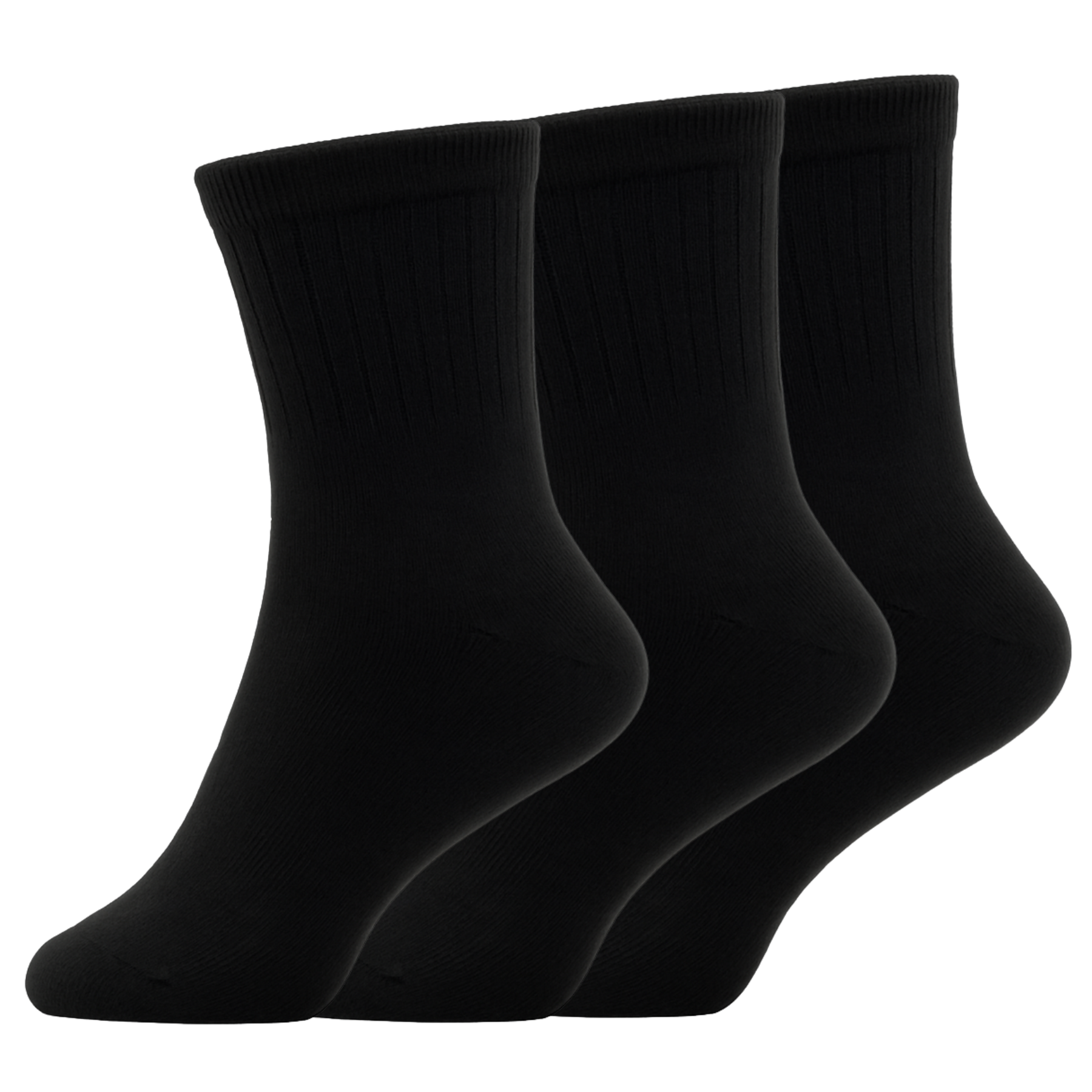 Kids Boys Sports Socks Durable Crew Athletic Soft Comfortable Pack Of 3 Socks - Picture 12 of 26