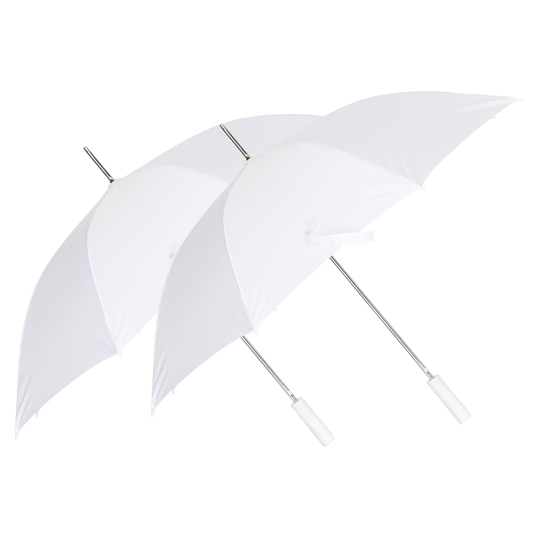 Wedding Umbrella 46" Auto Open Bridal Brolly Ideal For Photoshoot Outdoor Canopy - Picture 2 of 21