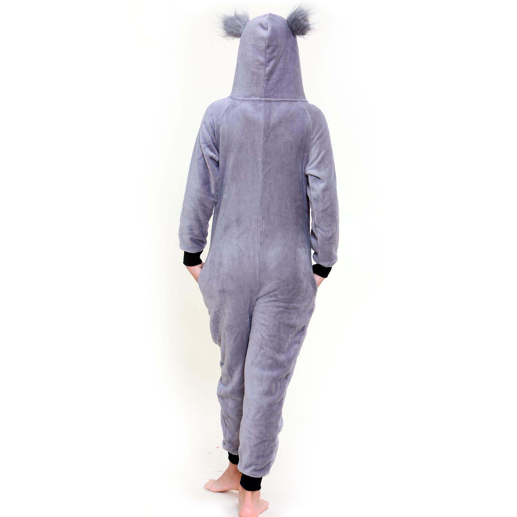 Kids Fleece A2Z Onesie One Piece Jumpsuit Koala Pyjamas World Book Day Costume - Picture 6 of 8