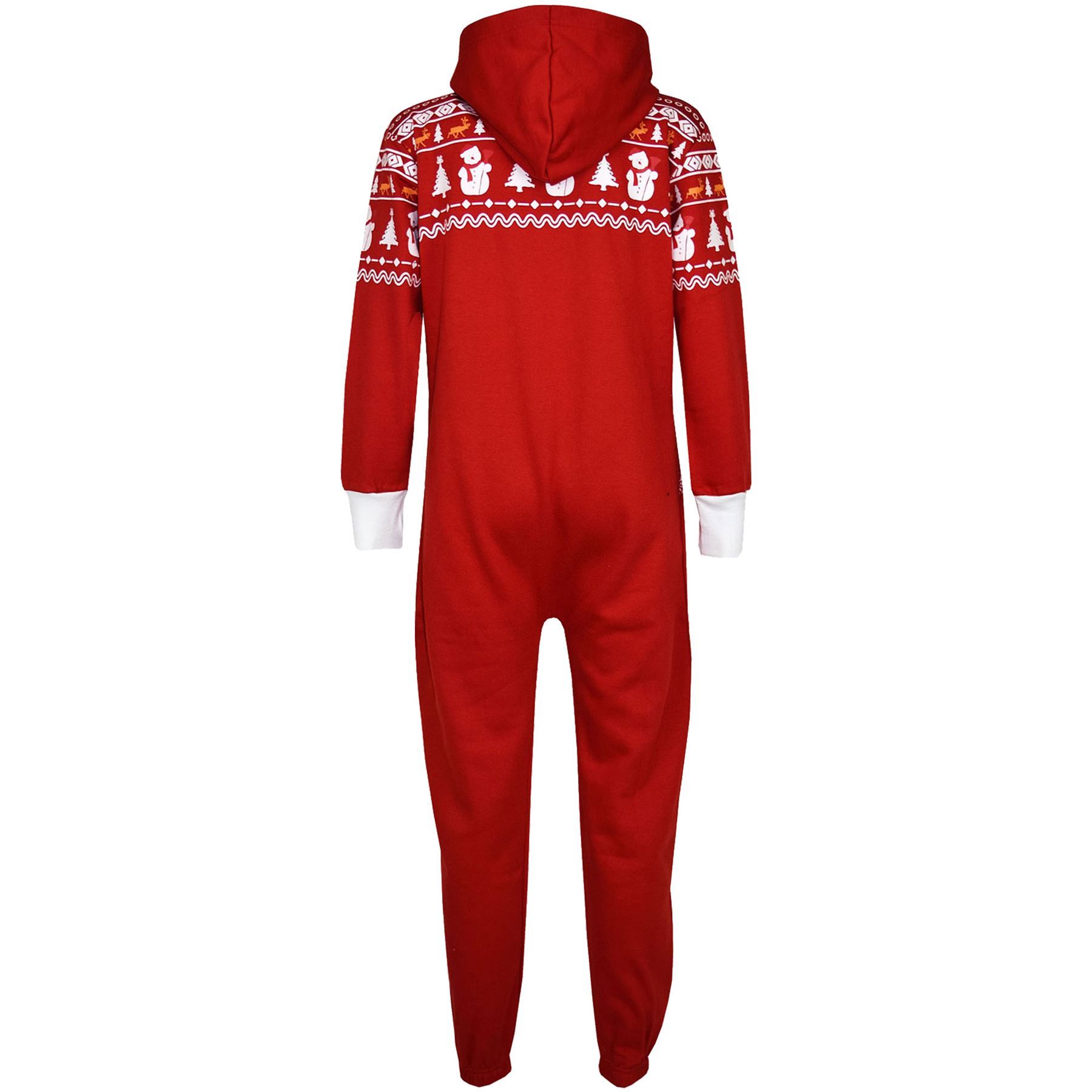 Kids Girls Boys Novelty Christmas Santa Reindeer A2Z Onesie One Piece Jumpsuit - Picture 14 of 58