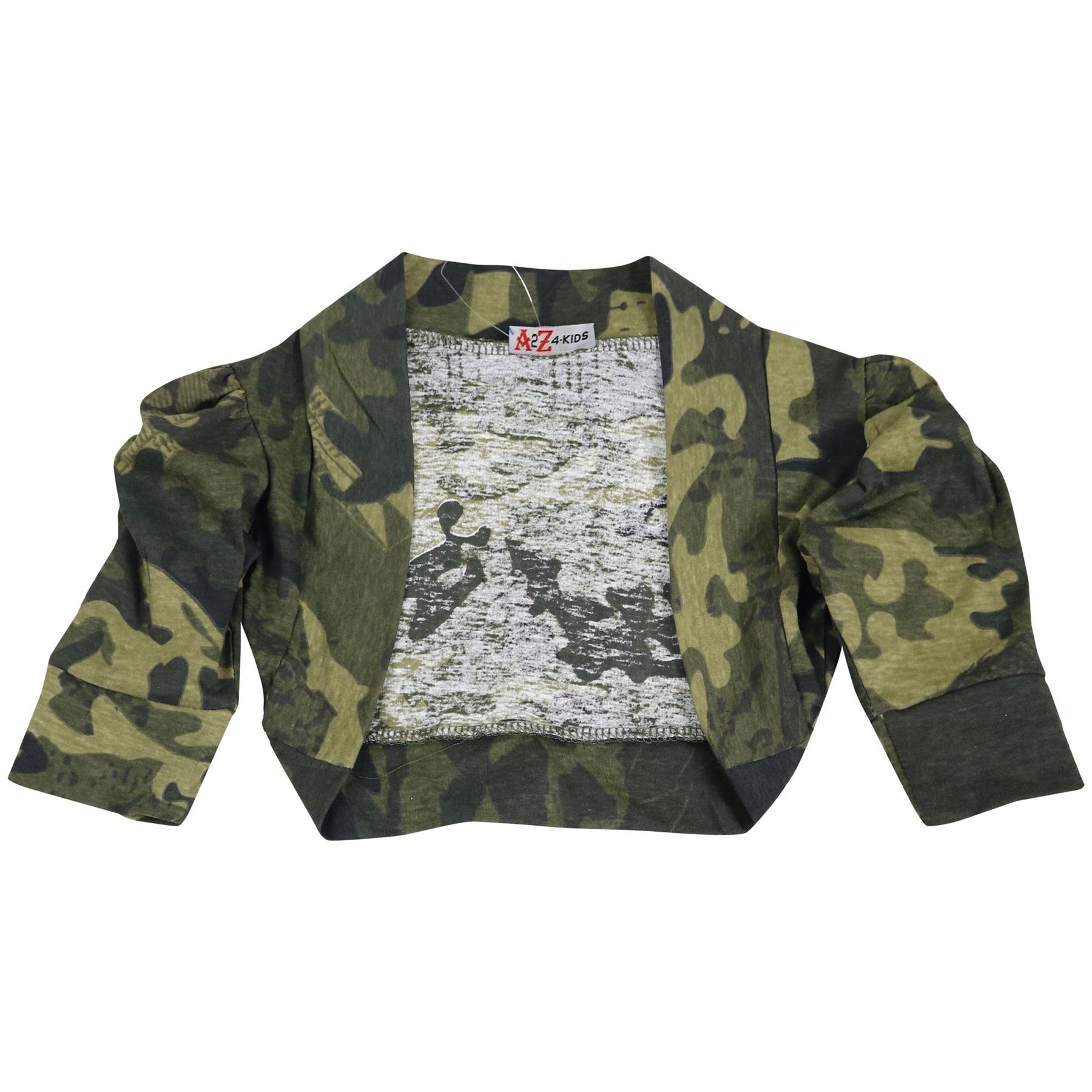 New Kids Girls Ruched Sleeve Stylish Shrug Bolero Cropped Cardigan 2-13 Years - Picture 21 of 51