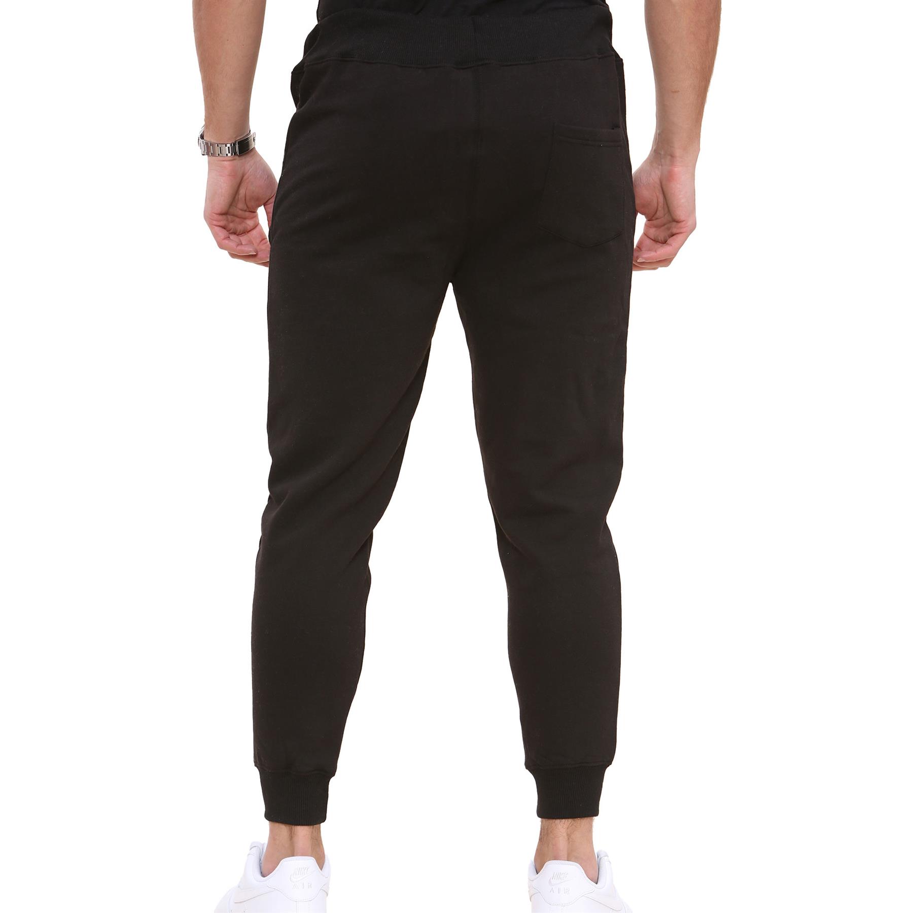 Mens Fleece Jogging Bottoms Joggers Exercise Sweatpants Gym Trousers | eBay