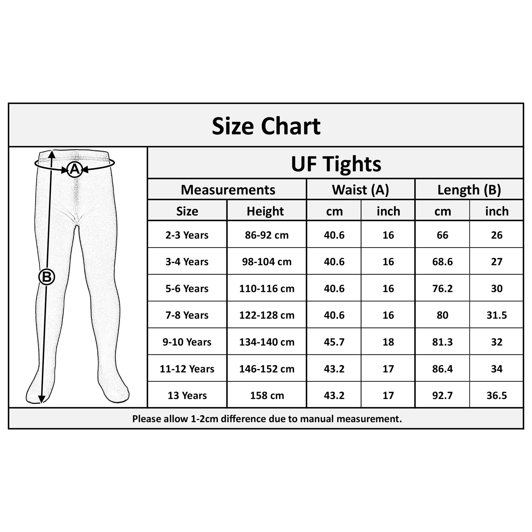 Kids Girls Cotton Rich Uniform School Tights Pack Of 6 Warm Thick Schoolwear - Picture 23 of 26