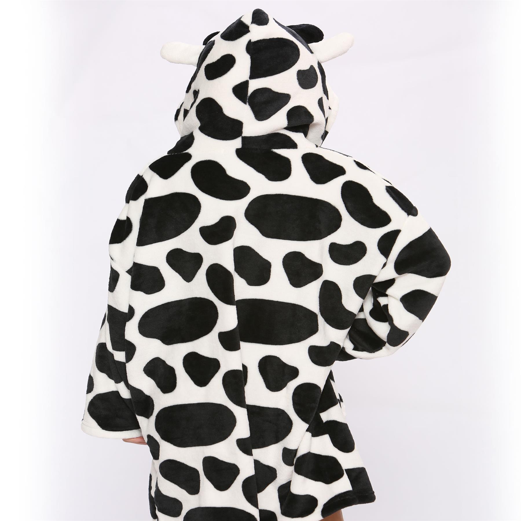 Unisex Hombres Damas Sudadera con Capucha de Gran Tamaño Animal Acurrucarse Manta Súper Suave Cálida Vellón - Imagen 33 de 104