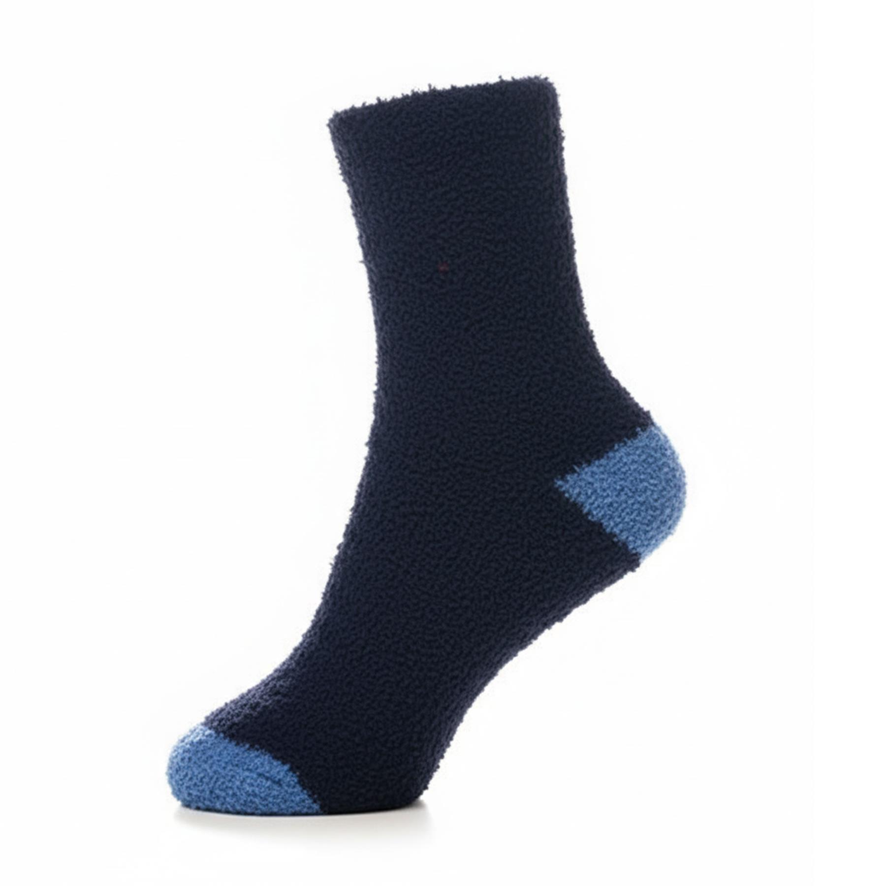 Kids Boys Cosy Thermal Socks Super Soft Fluffy Warm Non Skid Grippers Socks - Picture 5 of 9
