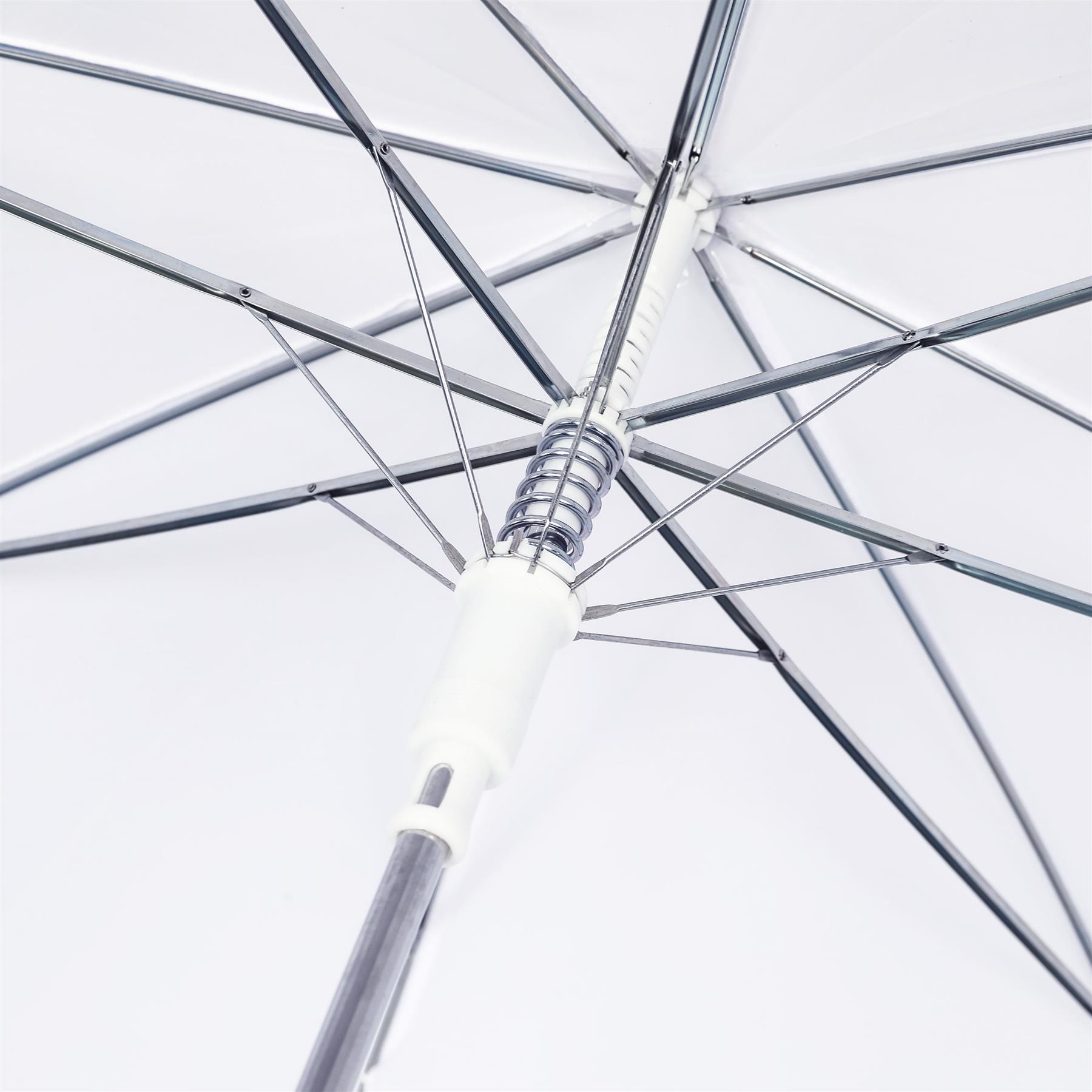 Wedding Umbrella 46" Auto Open Bridal Brolly Ideal For Photoshoot Outdoor Canopy - Picture 21 of 21