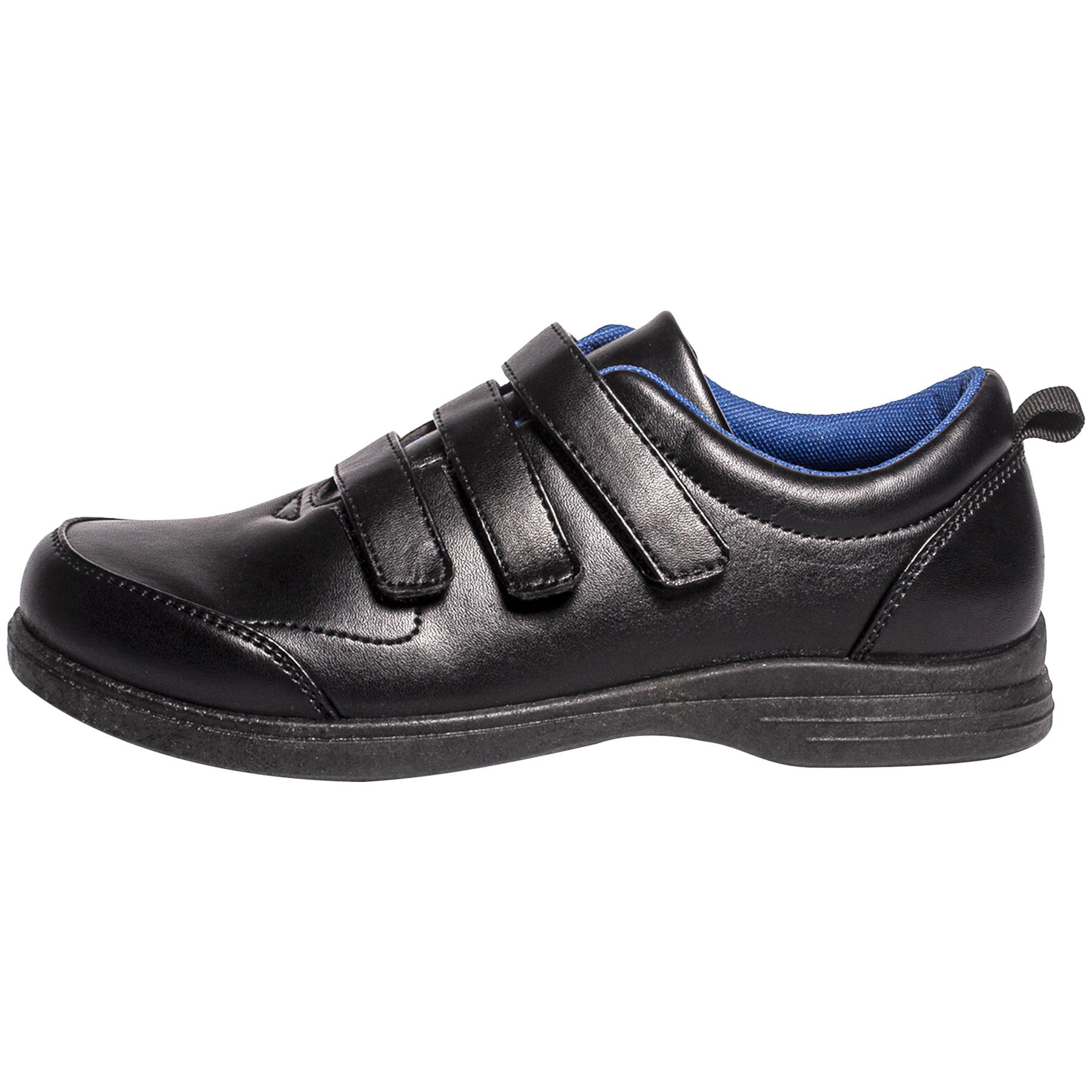 Kids Boys School Shoes kids Formal Touch Straps Anti-Slip Sporty Trainers