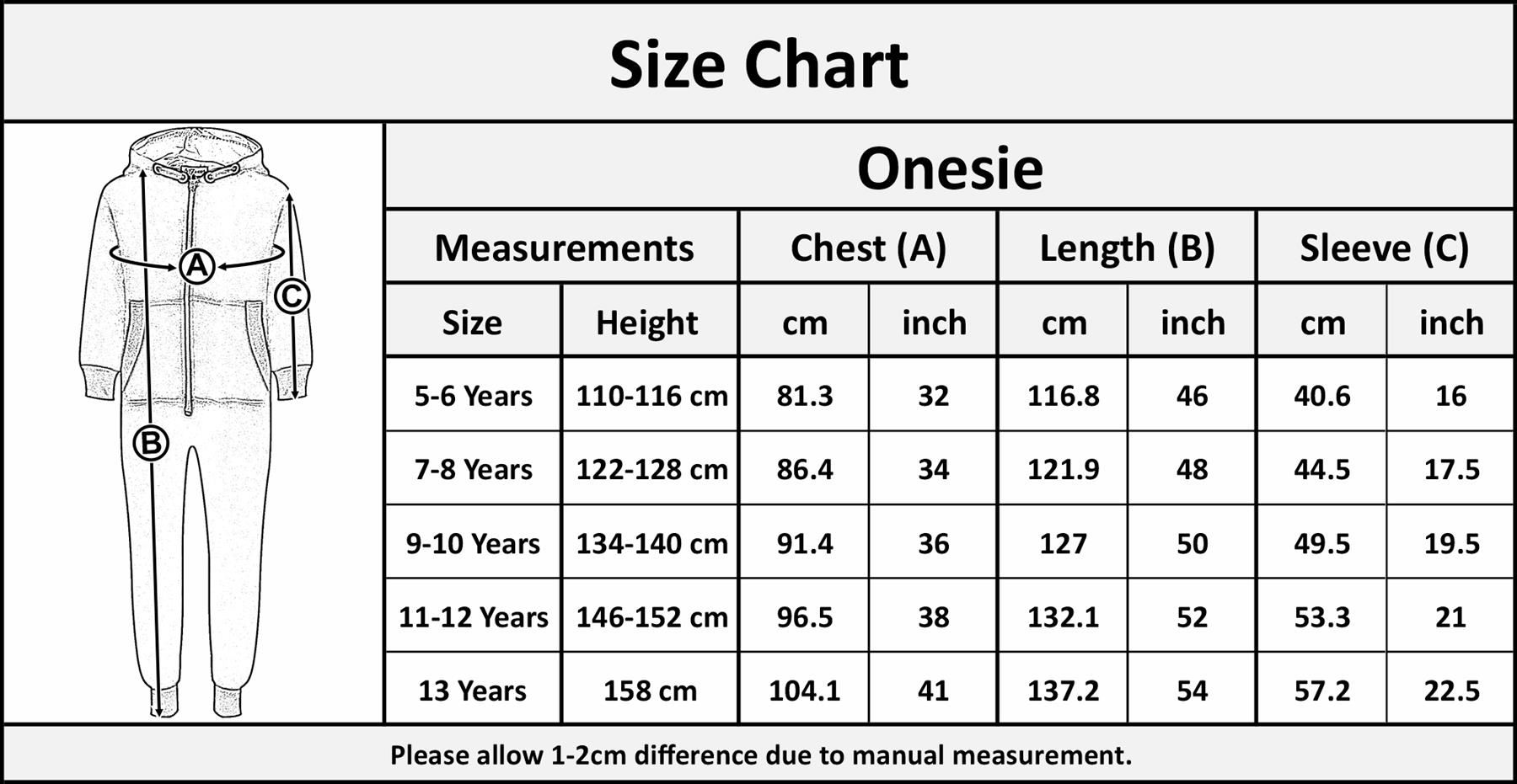 Kids Girls Boys Novelty Christmas Santa Fleece A2Z Onesie One Piece Jumpsuit - Picture 10 of 10