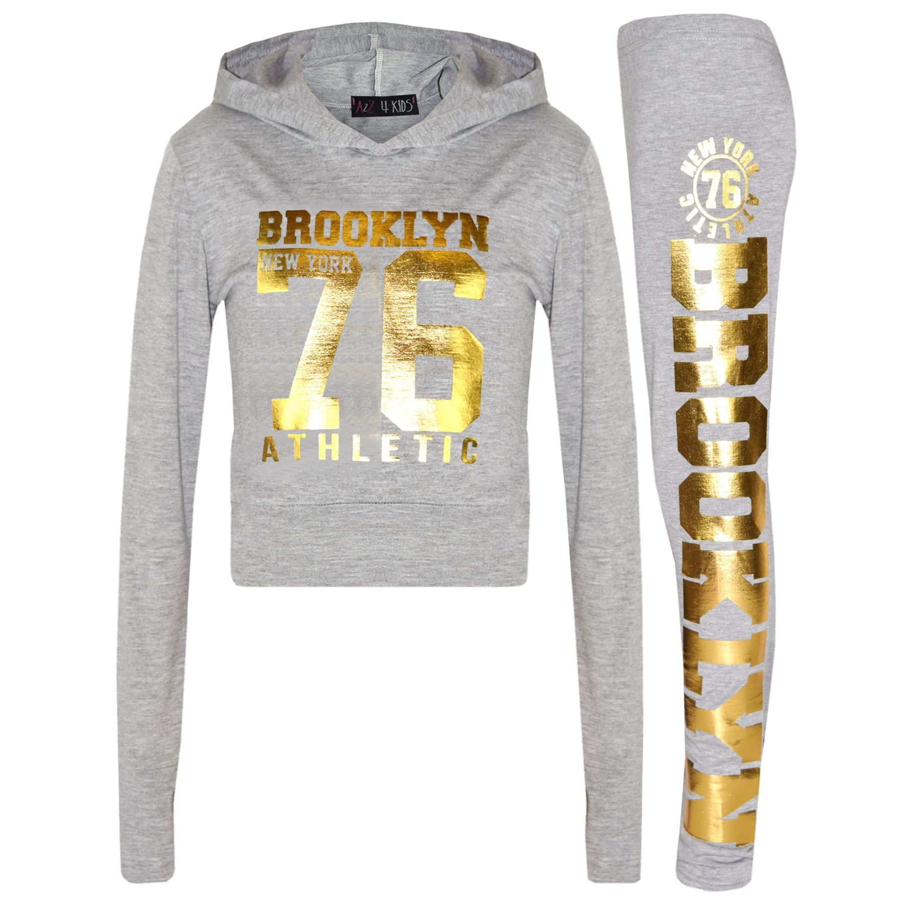Conjunto de ropa de salón y leggings con capucha Brooklyn 76 para niñas 7-13 años - Imagen 19 de 68