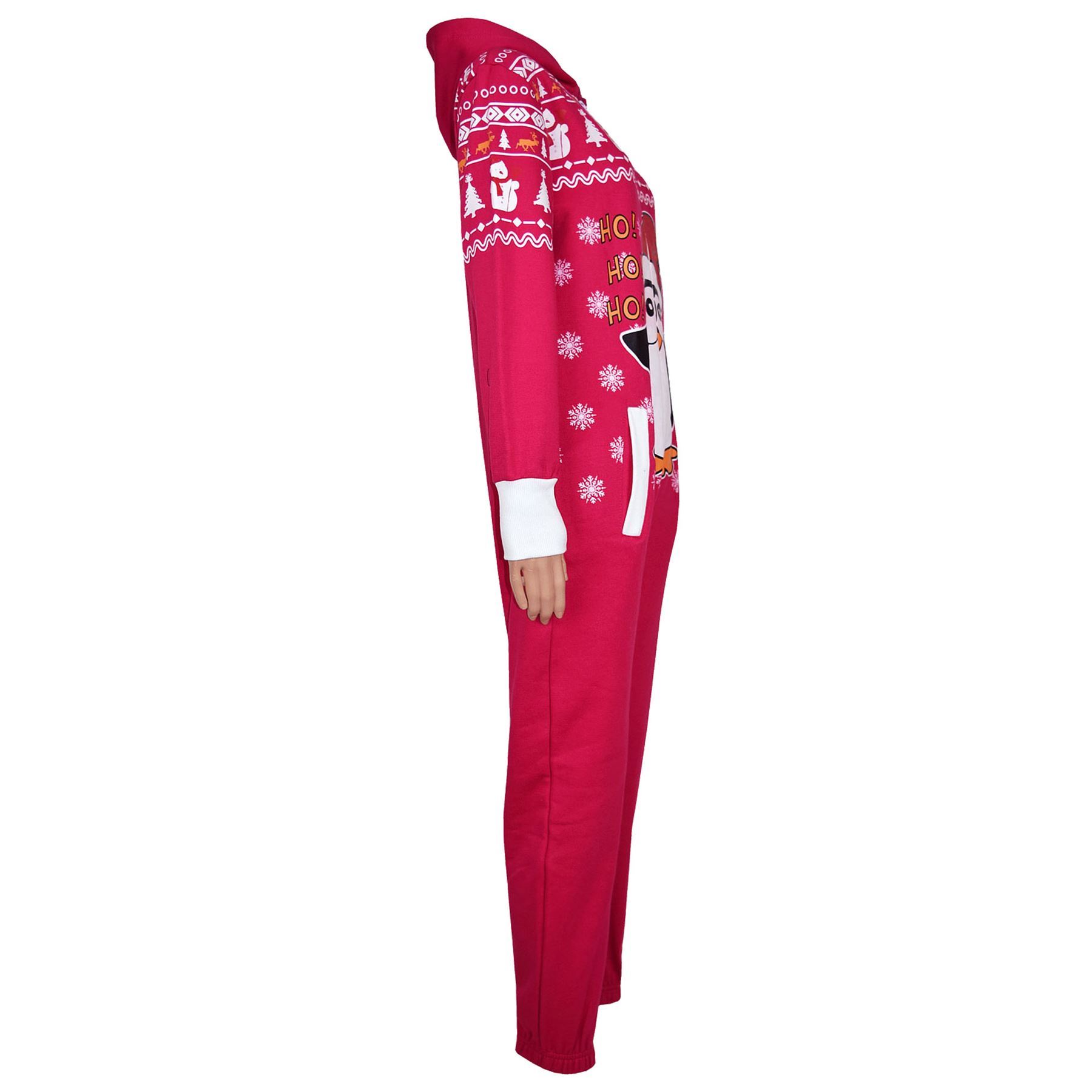 Kids Girls Boys Novelty Christmas Santa Reindeer A2Z Onesie One Piece Jumpsuit - Picture 11 of 58