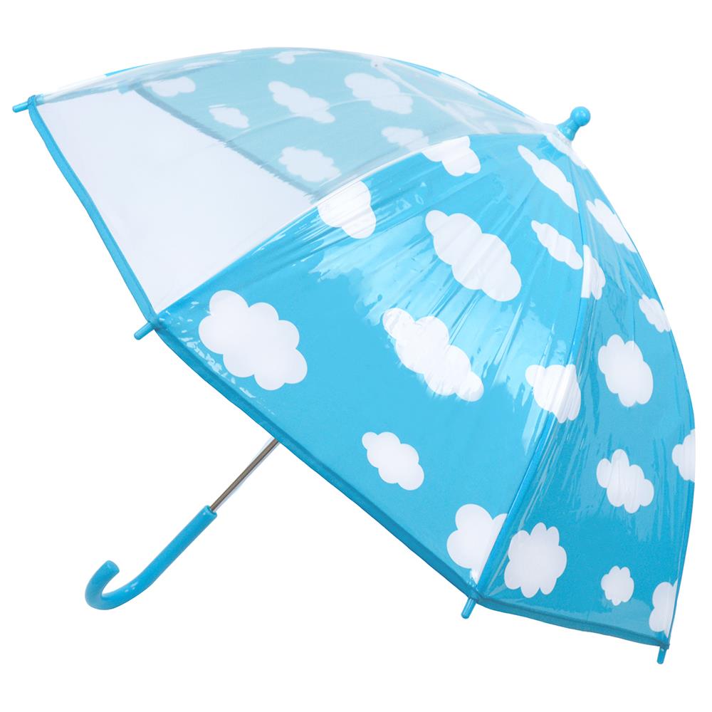 A2Z Kids POE Clear Dome Umbrella Wind and Rain Resistant Outdoor Travel Brolly - Picture 8 of 57
