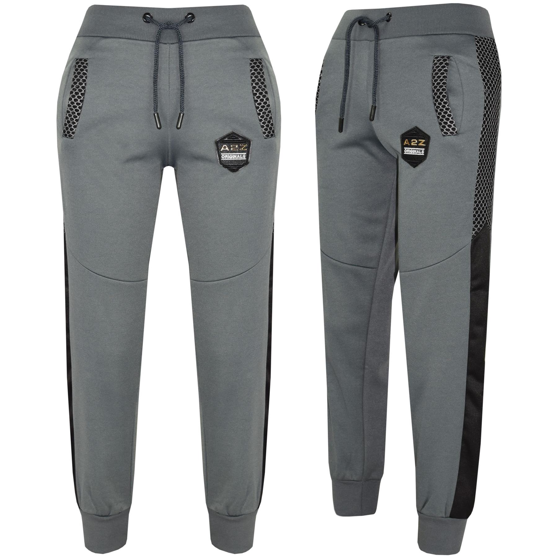 Kids Girls Boys Tracksuits Mesh Charcoal Hooded Top Bottom School Sports Joggers - Picture 4 of 9