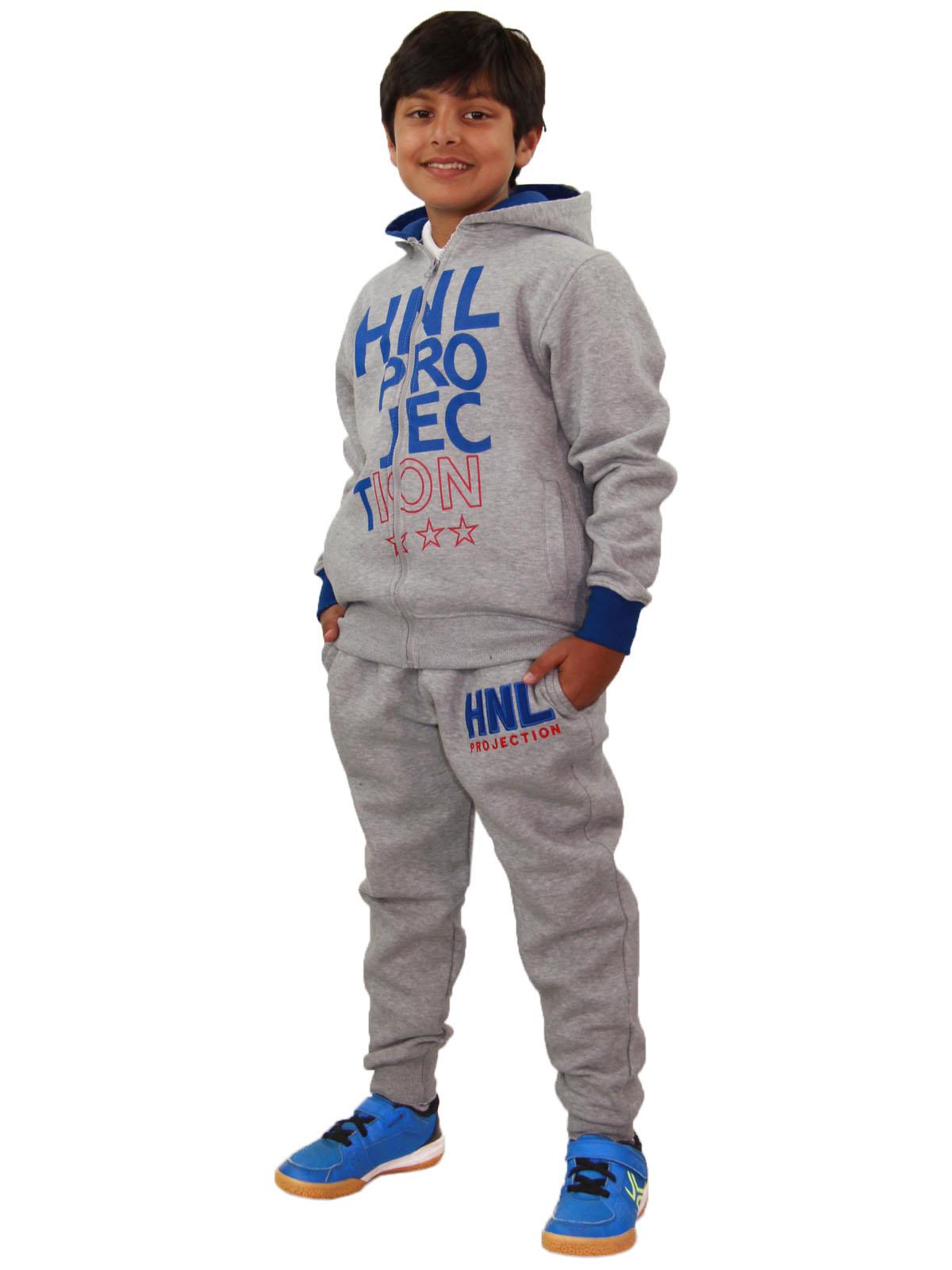Kids Girls Boys Designer Tracksuit HNL Hooded Bottoms Joging Suit Age 713 Years eBay