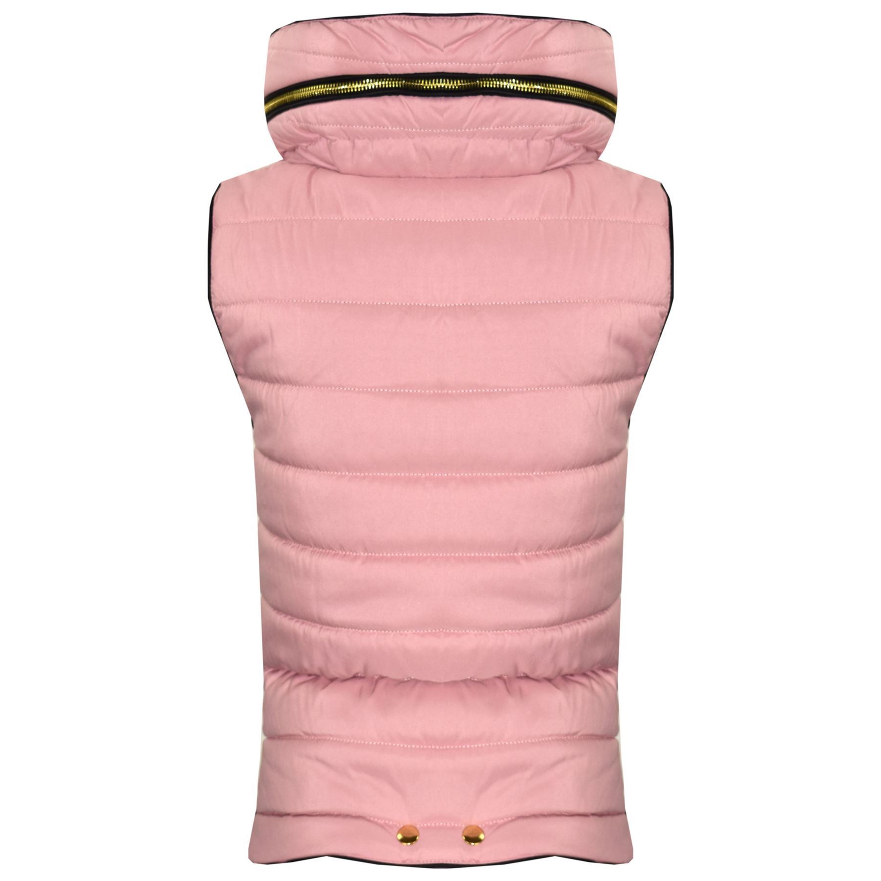 pink puffer gilet