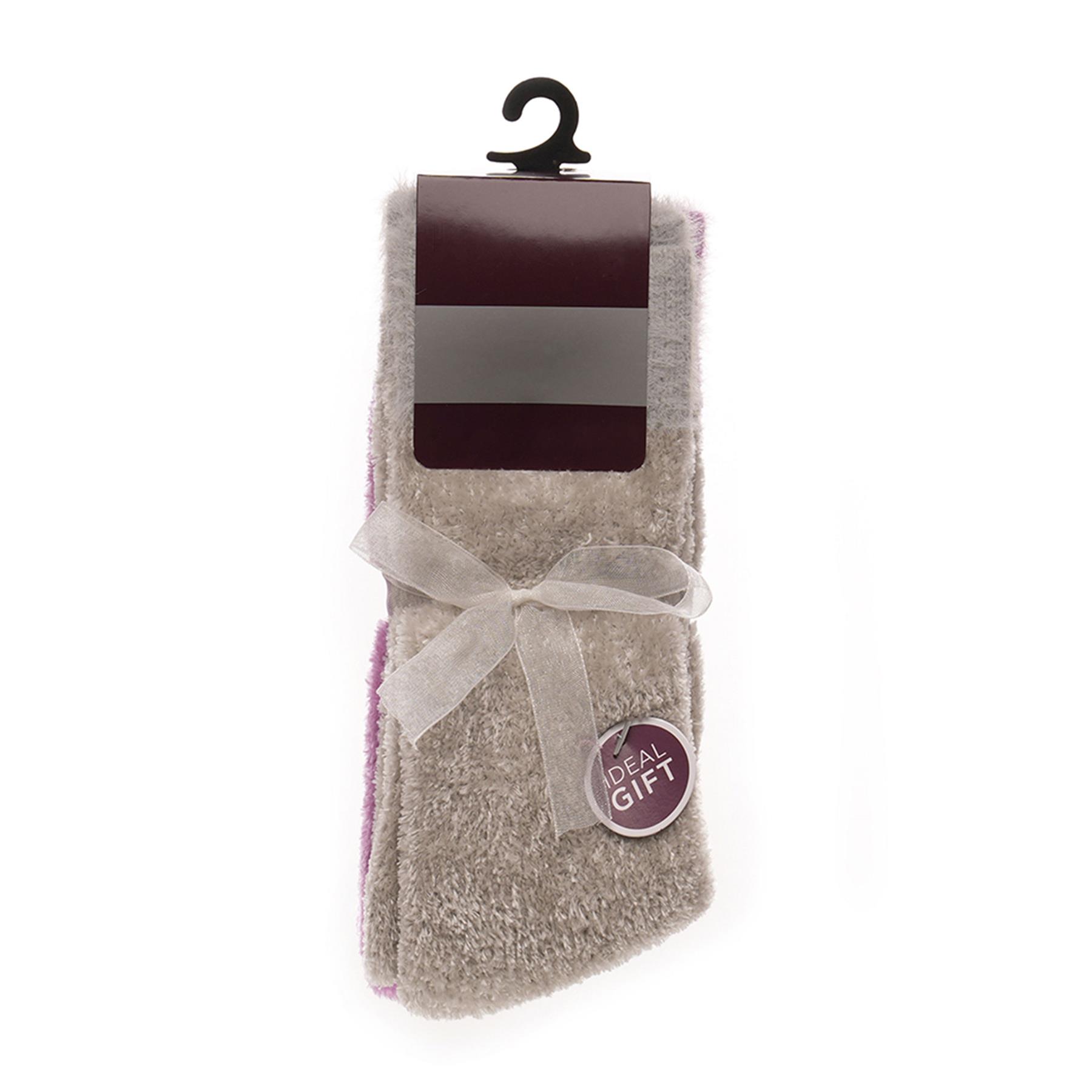 A2Z Ladies Socks 4 Pack Chenille Velvet Durable Stylish Winter Warm Cosy Socks - Picture 8 of 9