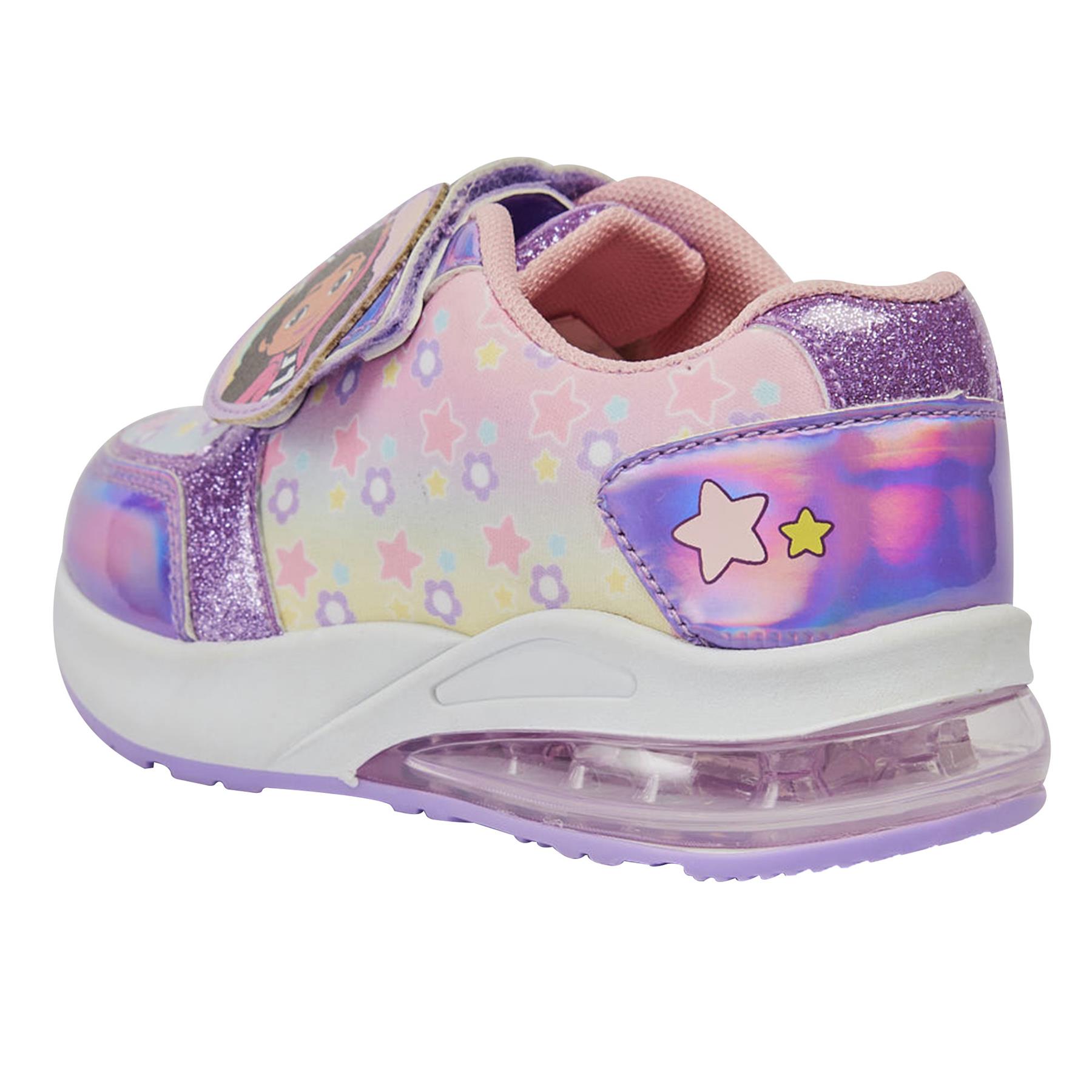 Gabbys Dollhouse Girls Light Up Trainers Kids Flashing Lights Sports Shoes - Picture 7 of 8