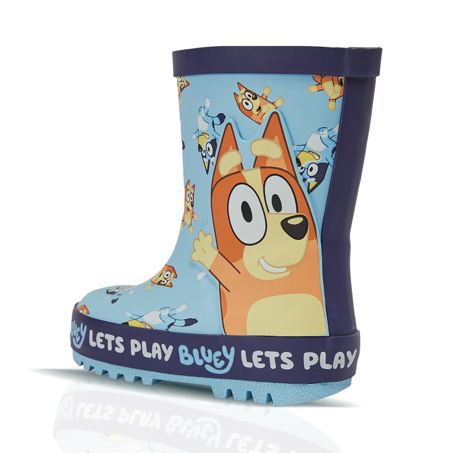 Kinder Mädchen Jungen Gummistiefel Bluey Rubber Welly Regenstiefel Anti-Rutsch Gummistiefel - Bild 6 von 8
