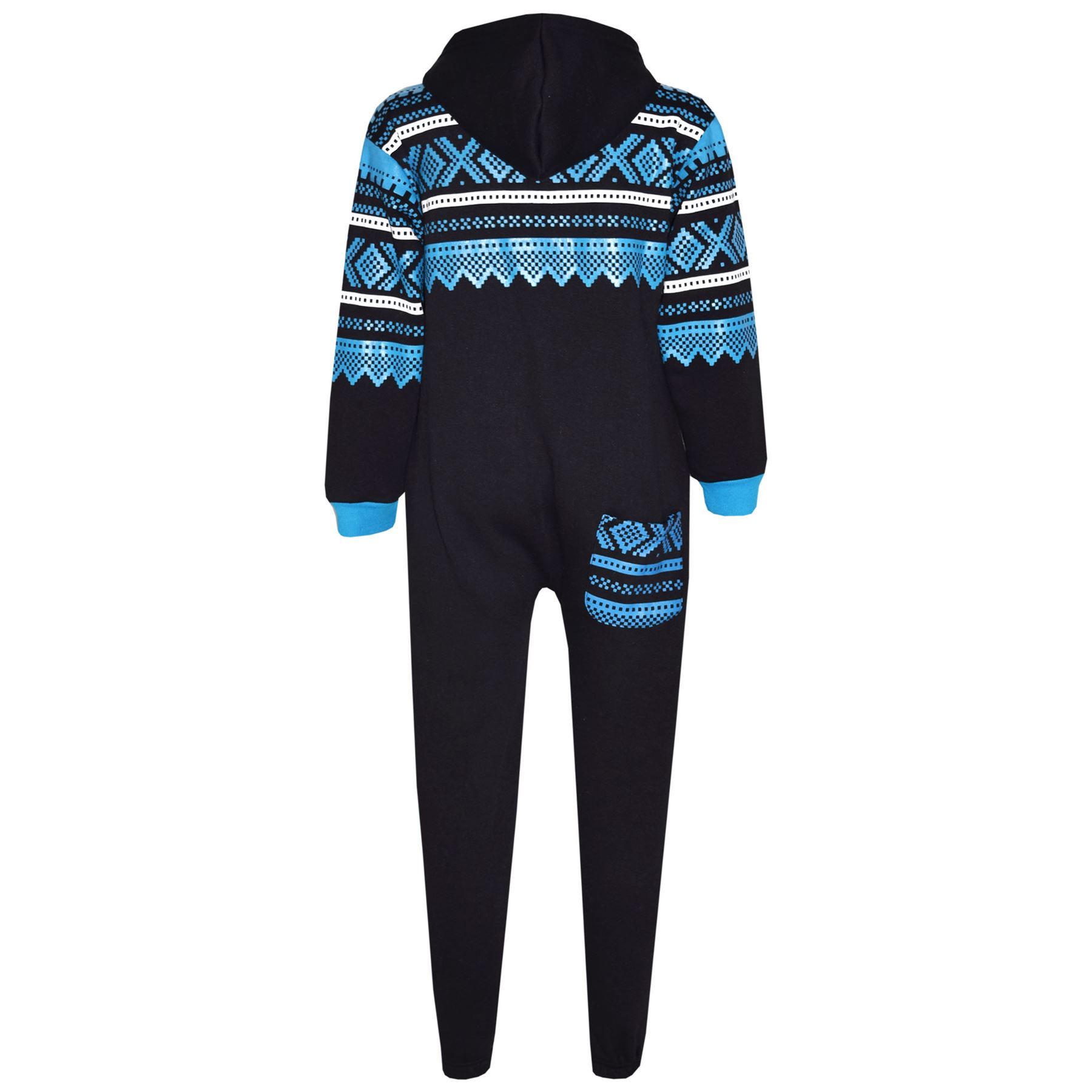 Kids Girls Boys Aztec Snowflake A2Z Onesie One Piece Jumpsuit Playsuit 7-13 Year - Picture 7 of 32