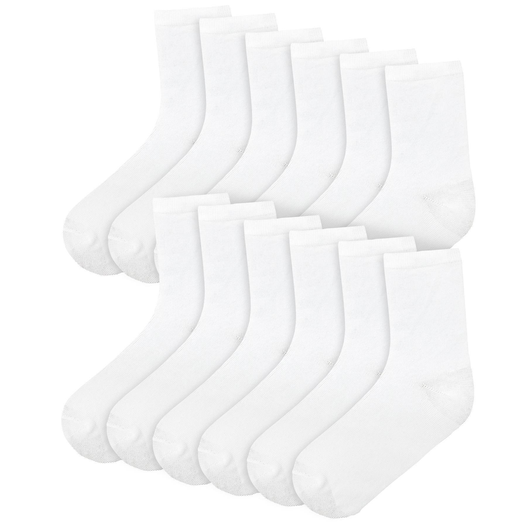 Ladies Cotton Rich Plain Socks Pack Of 6 Luxurious Soft Socks For Women - Picture 7 of 7