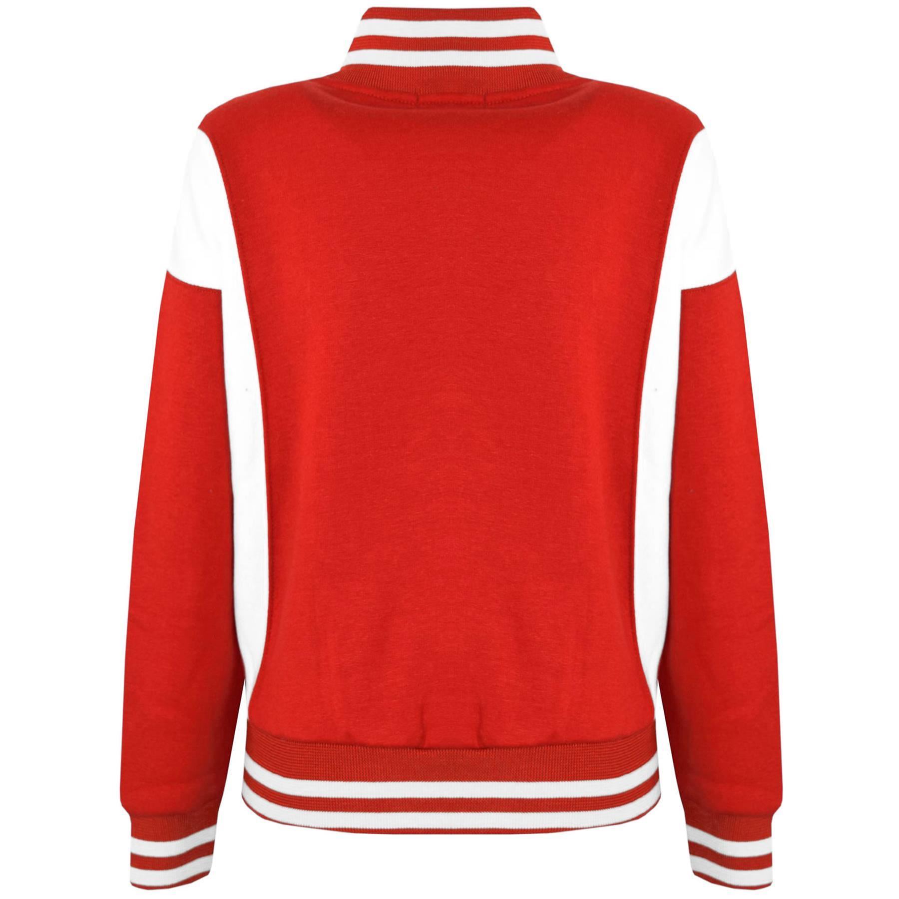 Kids B.B Plain Jacket Varsity Style Long Sleeve Coat Girls Boys Age 2-13 Years - Picture 89 of 106