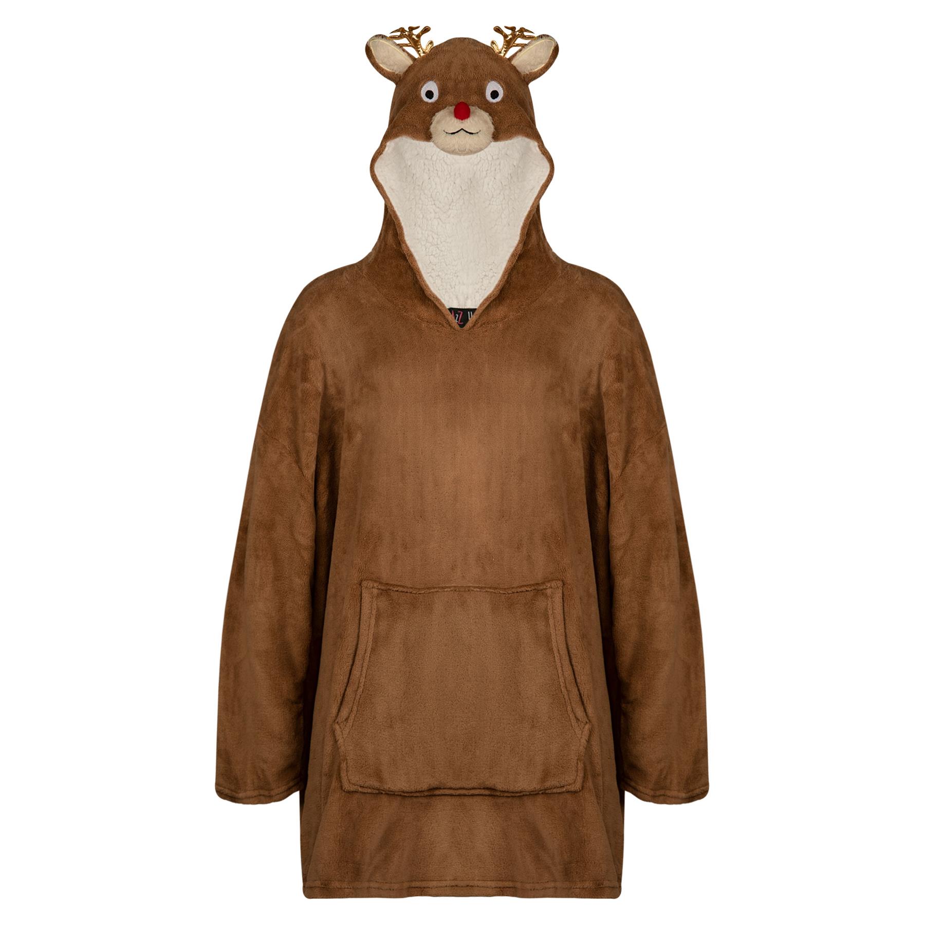 Kids Oversized Animal Snuggle Unisex Pullover Dressing Blanket