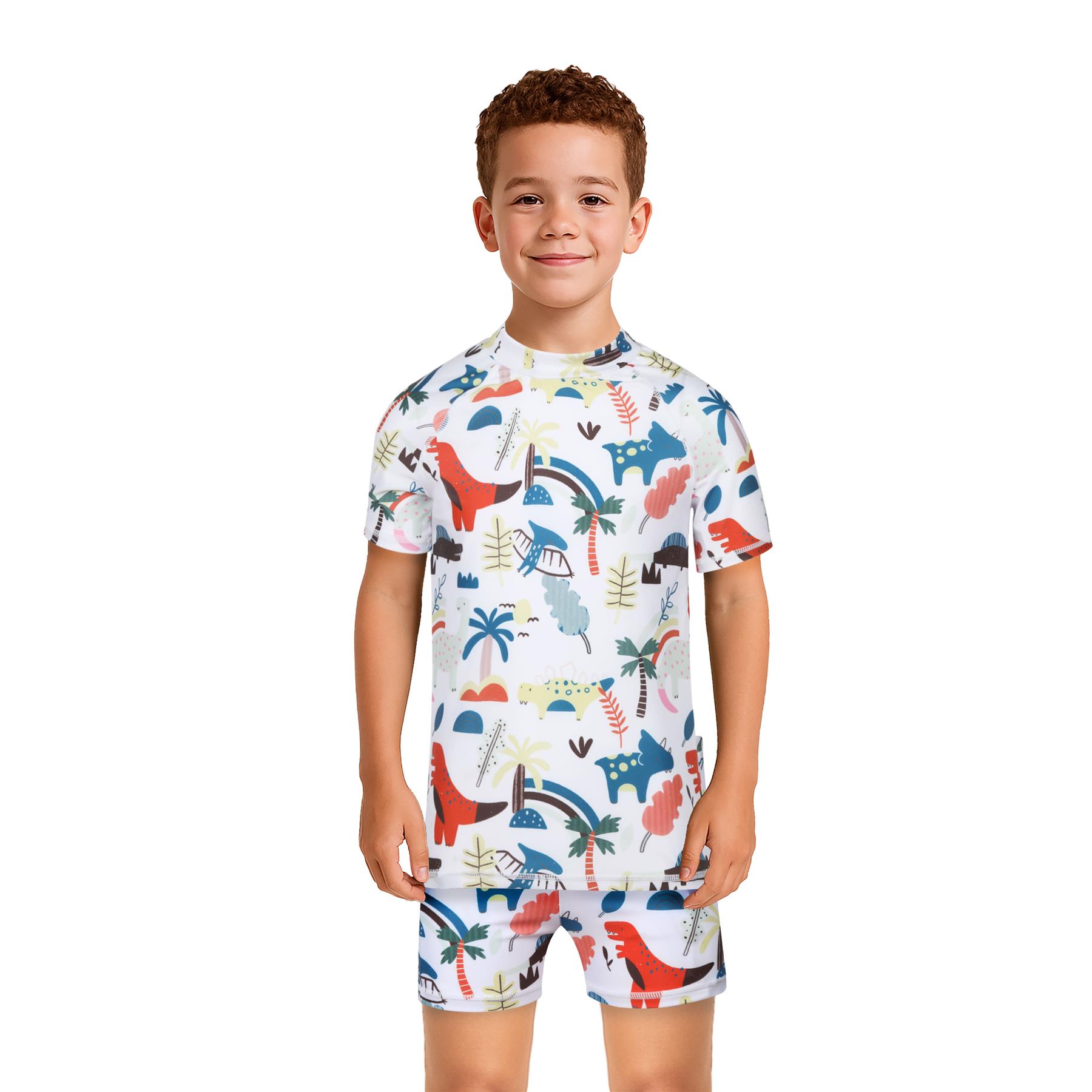 A2Z 4 Kids Boys Swimming Costume Kids Beach Bathing Swim Set Two Piece Swimsuit - Picture 39 of 79