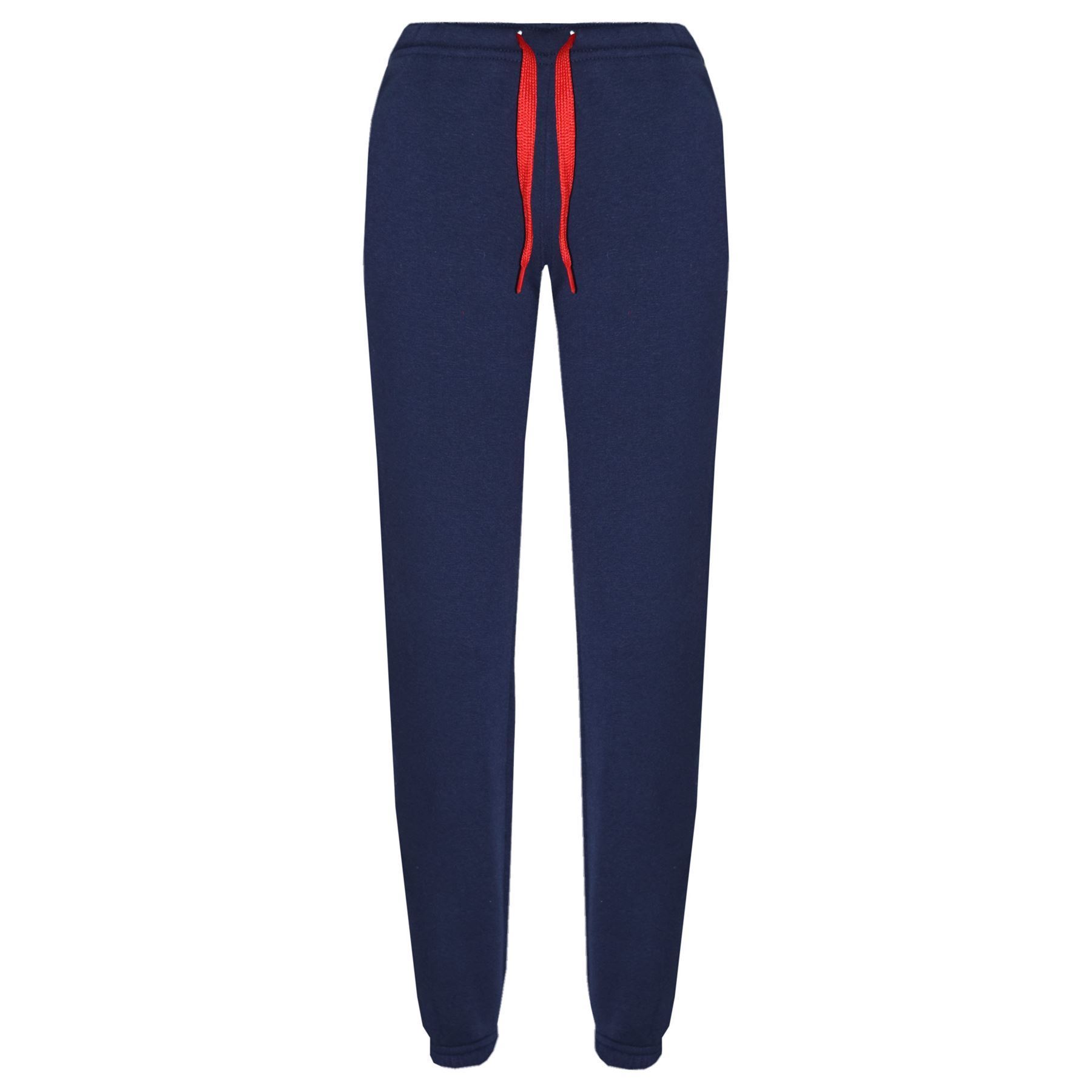 Kids Unisex Plain Tracksuit Contrast Hoodie with Joggers Sports Activewear Set - Picture 65 of 116