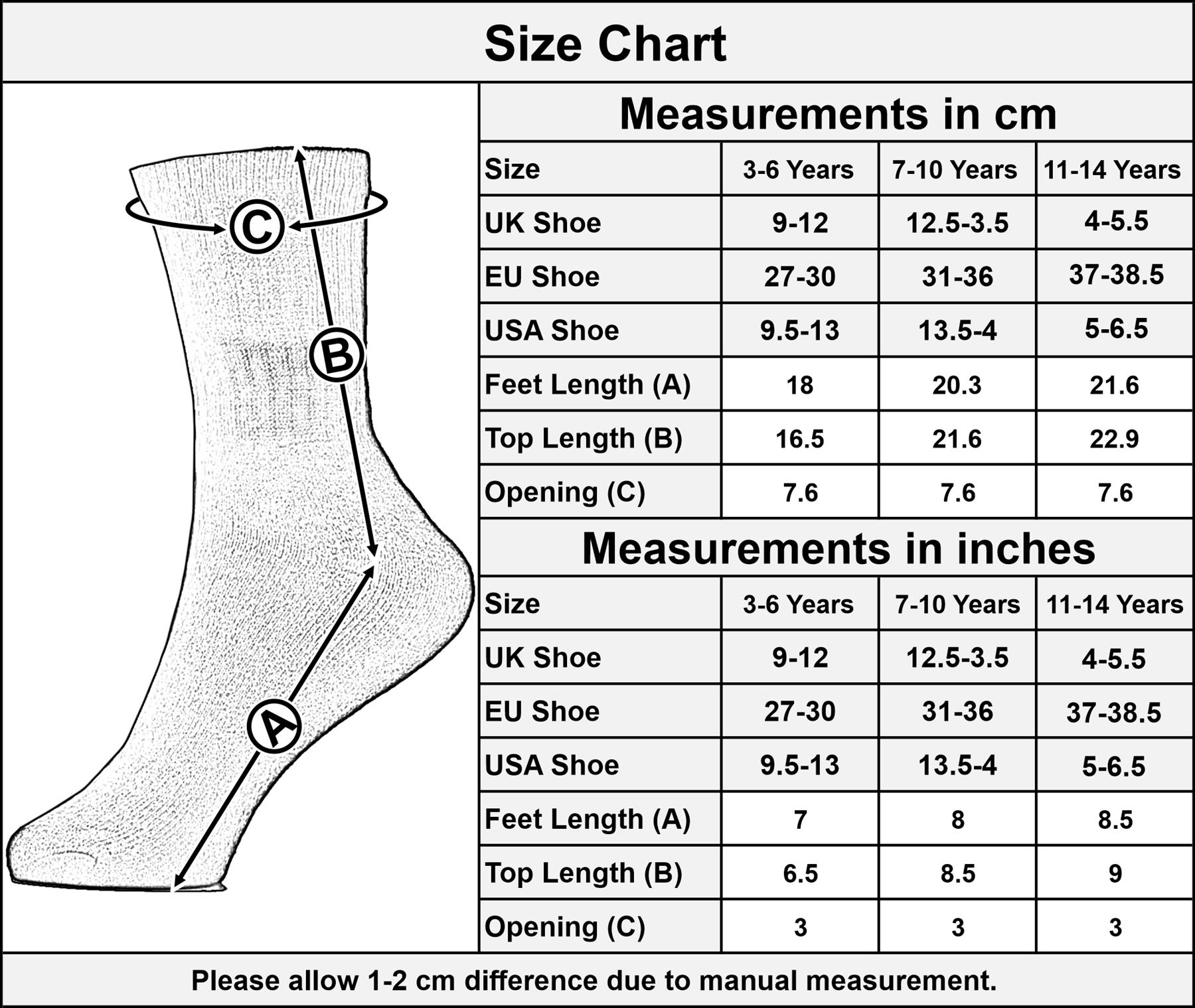 Kids Boys Sports Socks Durable Crew Athletic Soft Comfortable Pack Of 3 Socks - Picture 22 of 26