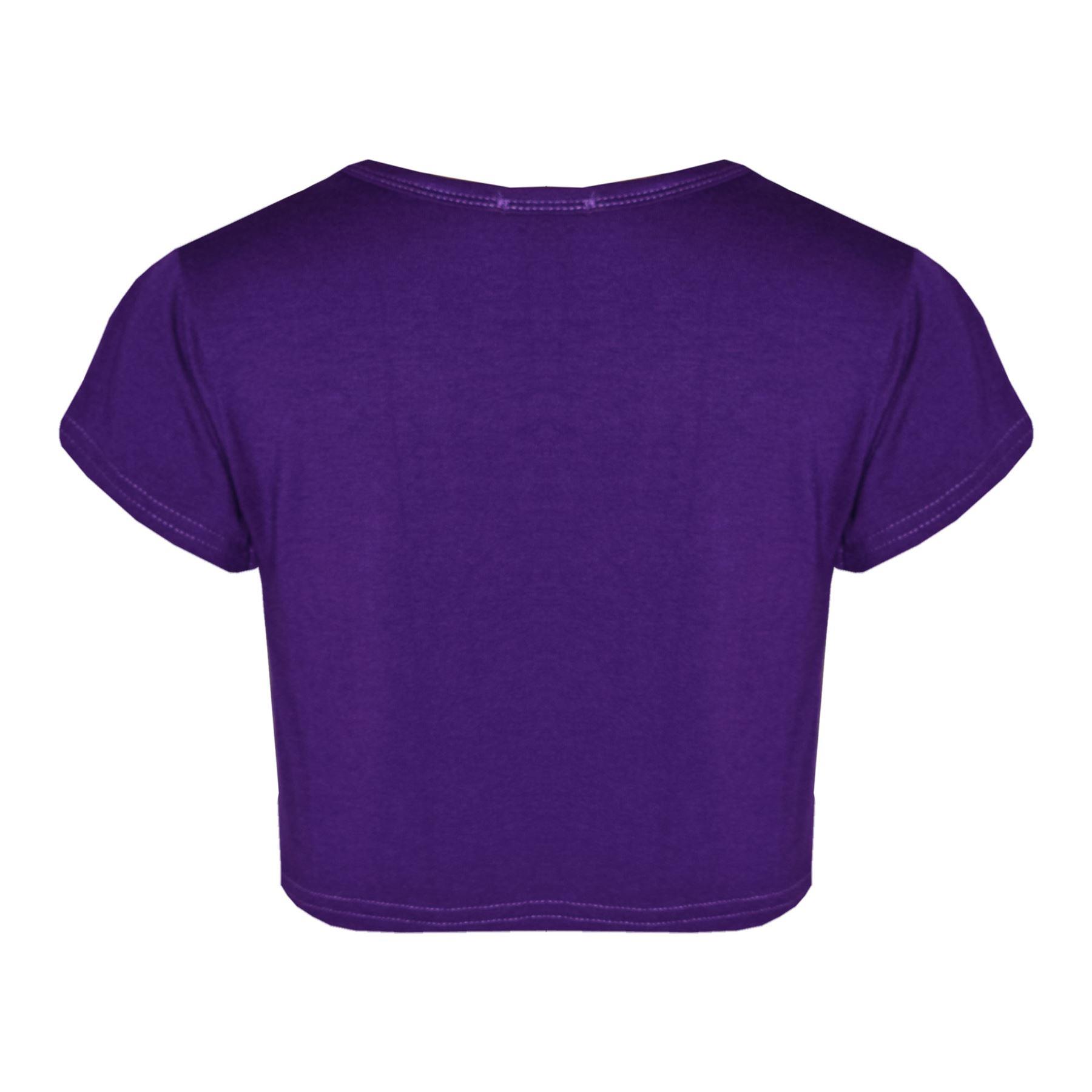 Girls Tops Kids Designer's Heart Print Crop Top & Fashion Legging Set 5-12 Years - Picture 16 of 23