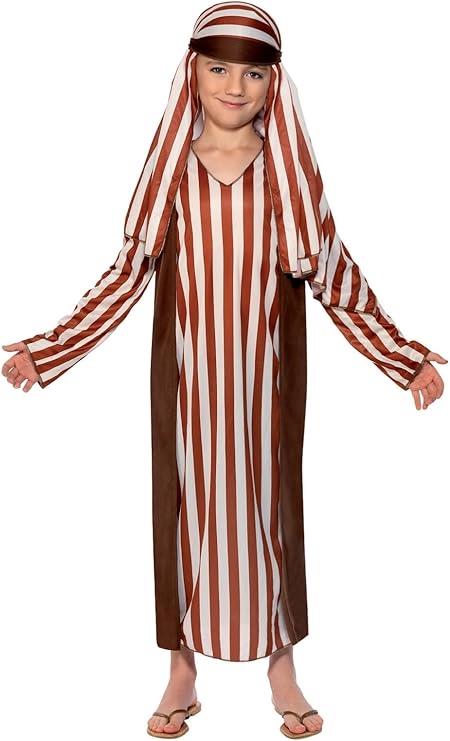 Smiffys Pastor Navidad Belén Niños Niños Vestido Elegante Disfraz