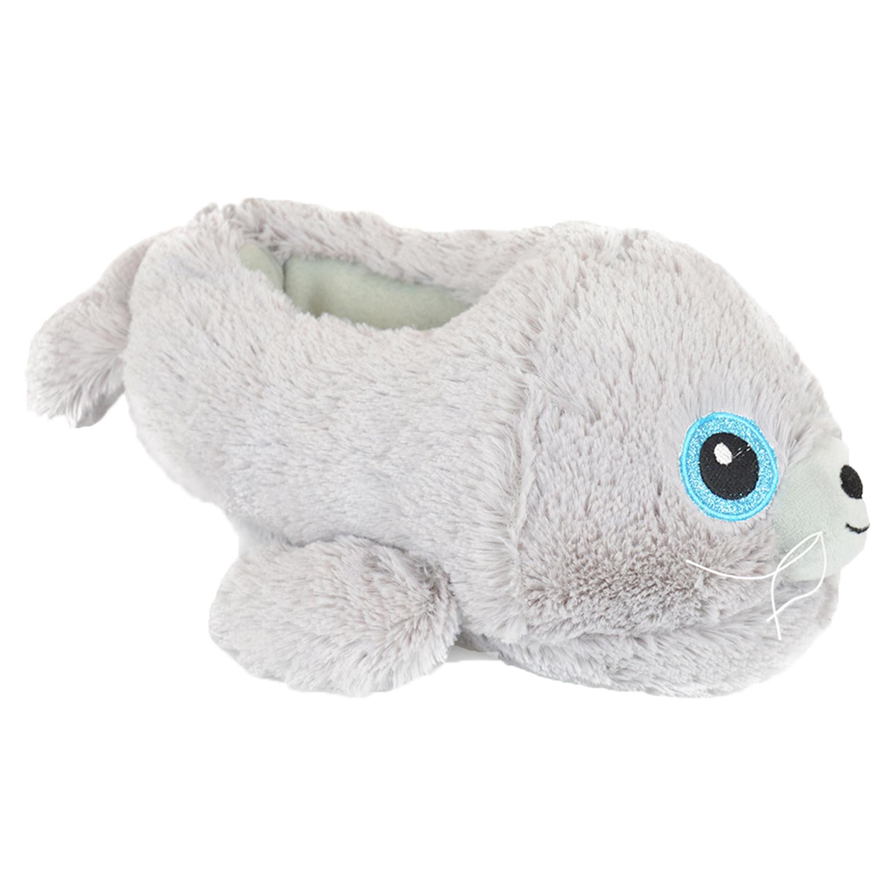 A2Z 4 Kids Boys Girls Cute Animal Slippers Non-Slip Winter Plush Warm Baby Shoes - Picture 12 of 24