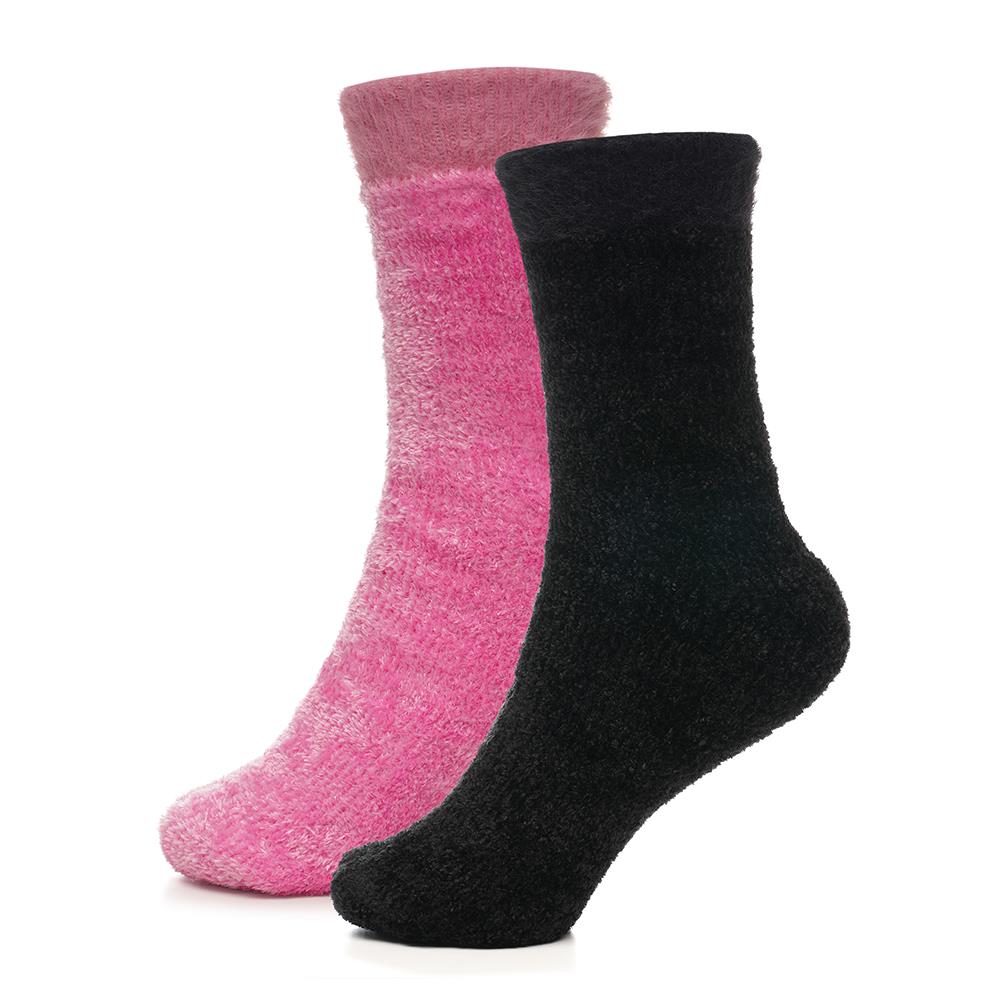A2Z Ladies Socks 4 Pack Chenille Velvet Durable Stylish Winter Warm Cosy Socks - Picture 5 of 9