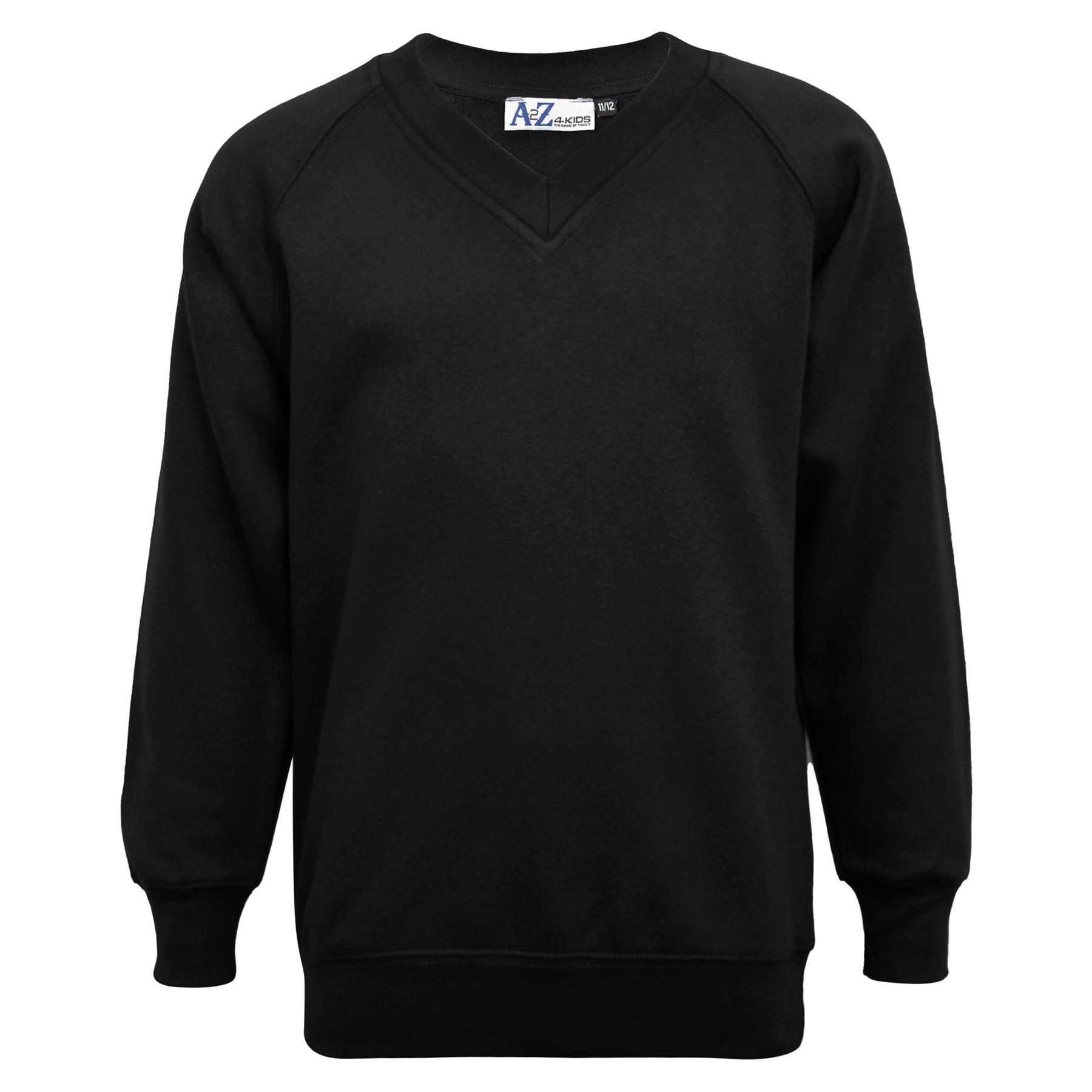 A2Z Men Women 2 Pack V Neck Jumper Long Sleeves Comfort Sportswear Sweatshirt - Picture 4 of 8