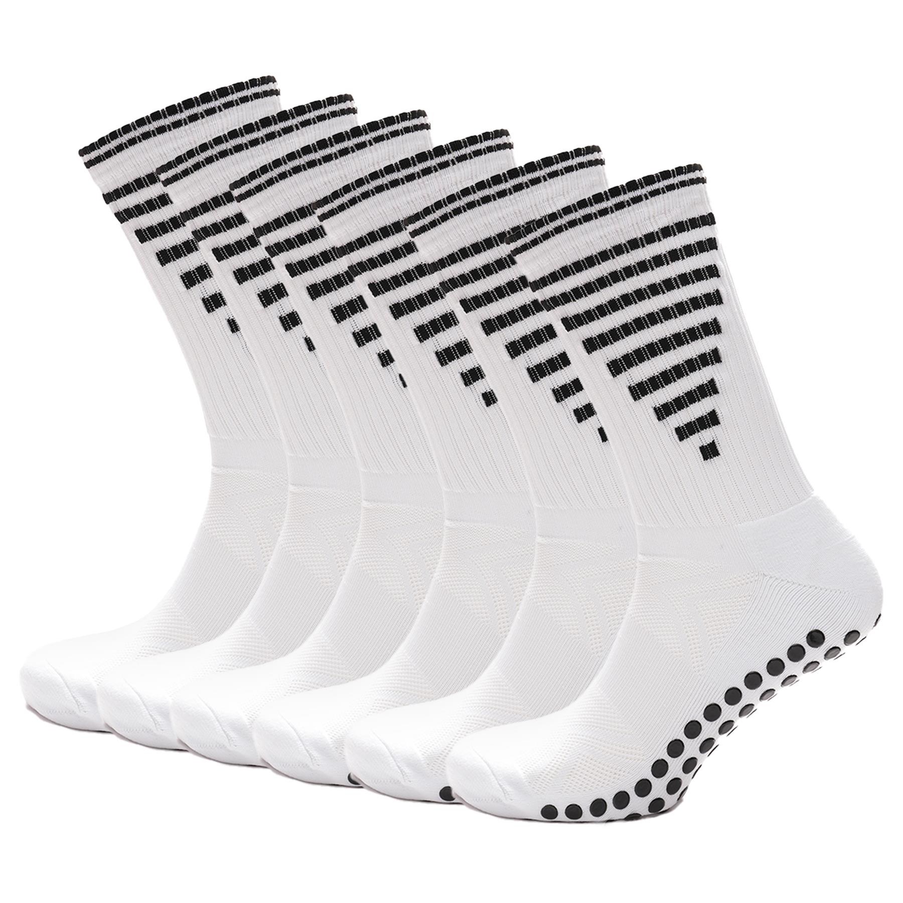 A2Z 3 Pack Girls Boys Football Grip Sock Breathable Anti Slip Terry Sports Socks - Picture 11 of 13