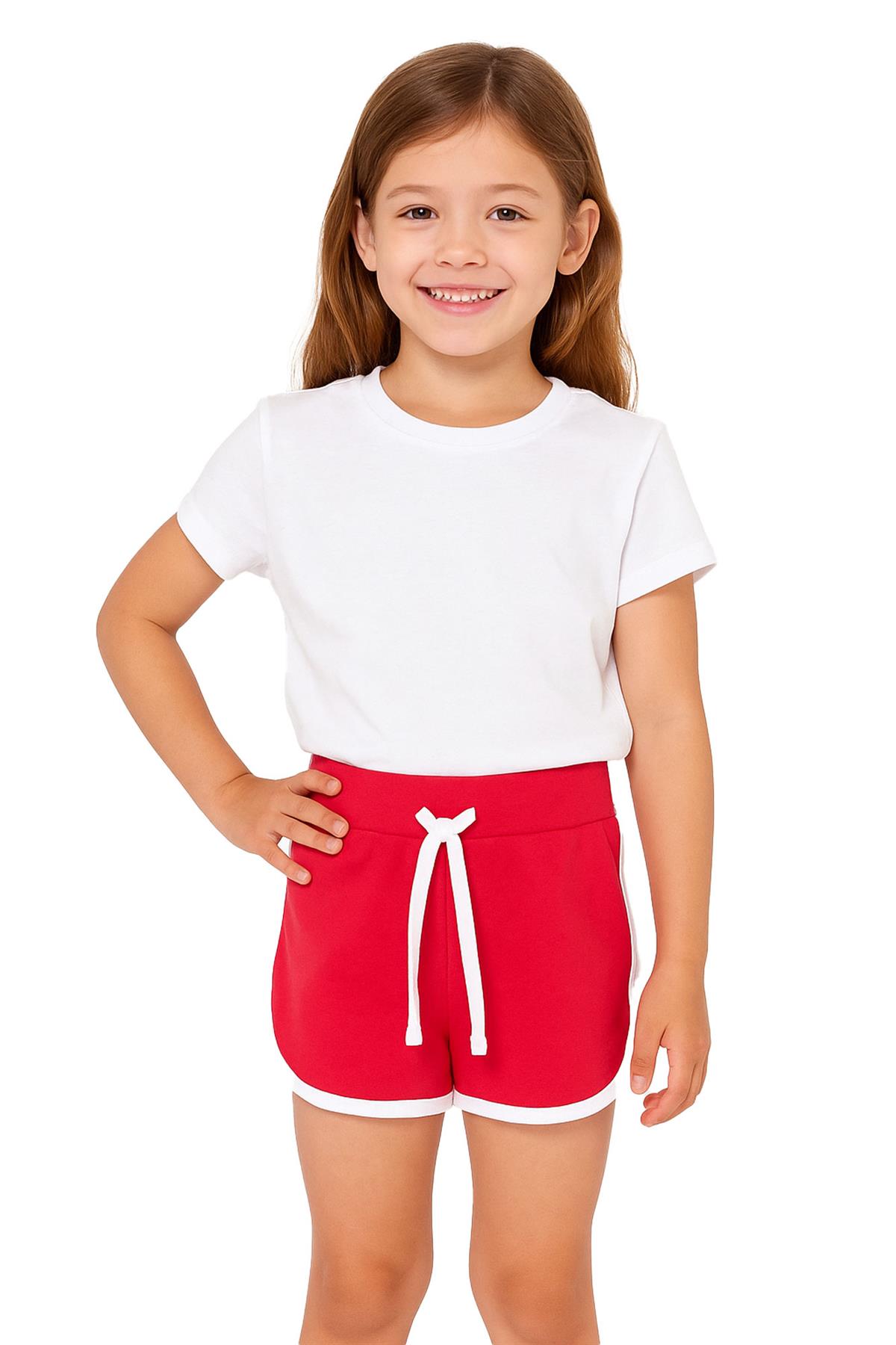 Girls Shorts 100% Cotton Dance Sports Summer Hot Short Lightweight Pants 2-13 - Picture 71 of 138
