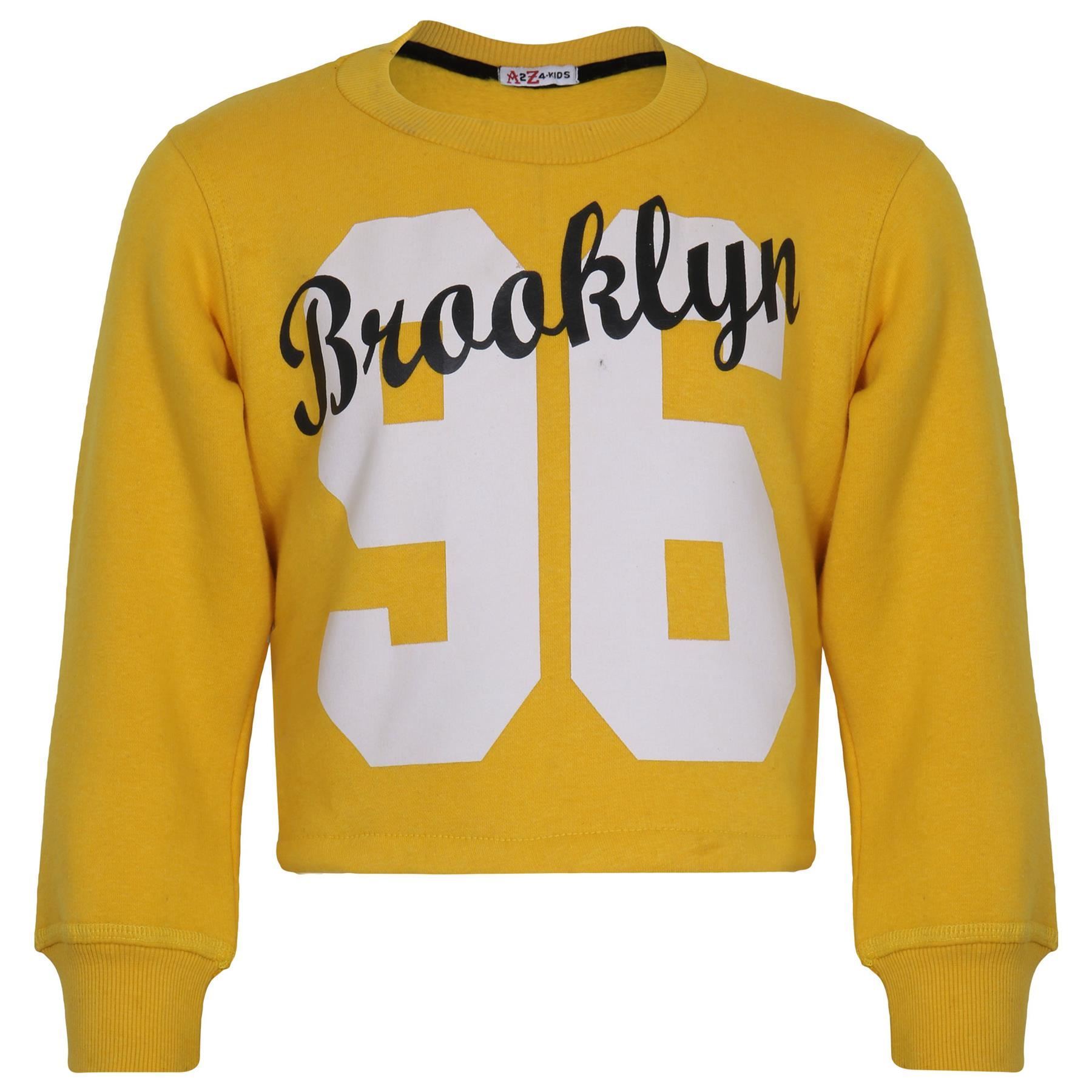 GIRLS BROOKLYN 85 NEW YORK SLEEVELESS CROP TOP LEGGING TRACKSUIT LOUNGEWEAR 7-13 GIRLS BROOKLYN 85 NEW YORK SLEEVELESS CROP TOP LEGGING TRACKSUIT LOUNGEWEAR 7-13