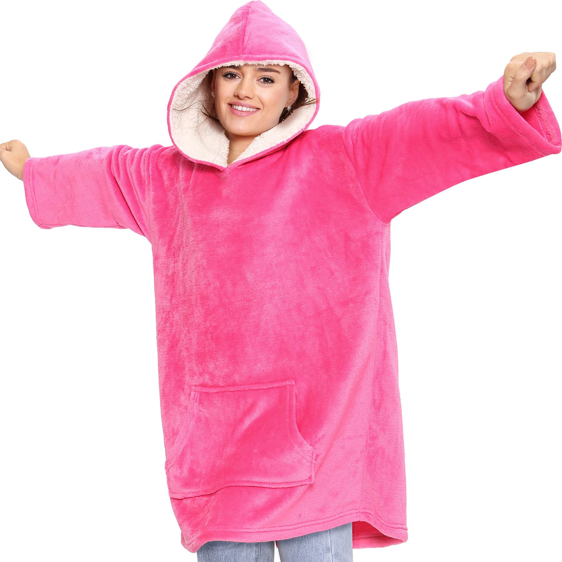 Unisex Men's Ladies Oversized Hoodie World Book Day Snuggle Super Soft Blanket - Picture 79 of 123