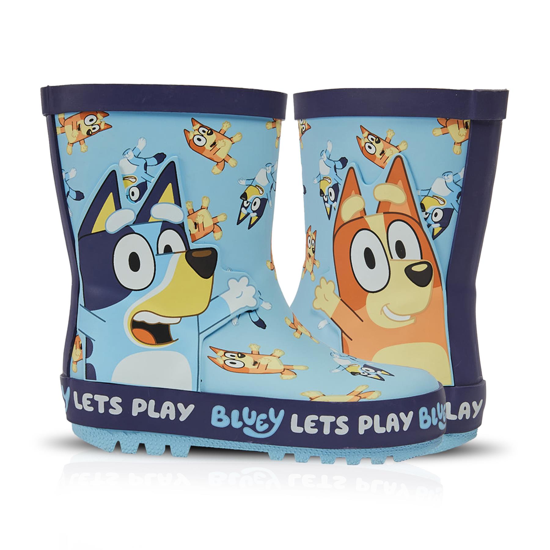 Kinder Mädchen Jungen Gummistiefel Bluey Rubber Welly Regenstiefel Anti-Rutsch Gummistiefel - Bild 2 von 8