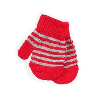 Baby 4er Pack Fäustlinge Winter warme Handschuhe Einheitsgröße Vollfinger Strickhandschuhe - Bild 11 von 13