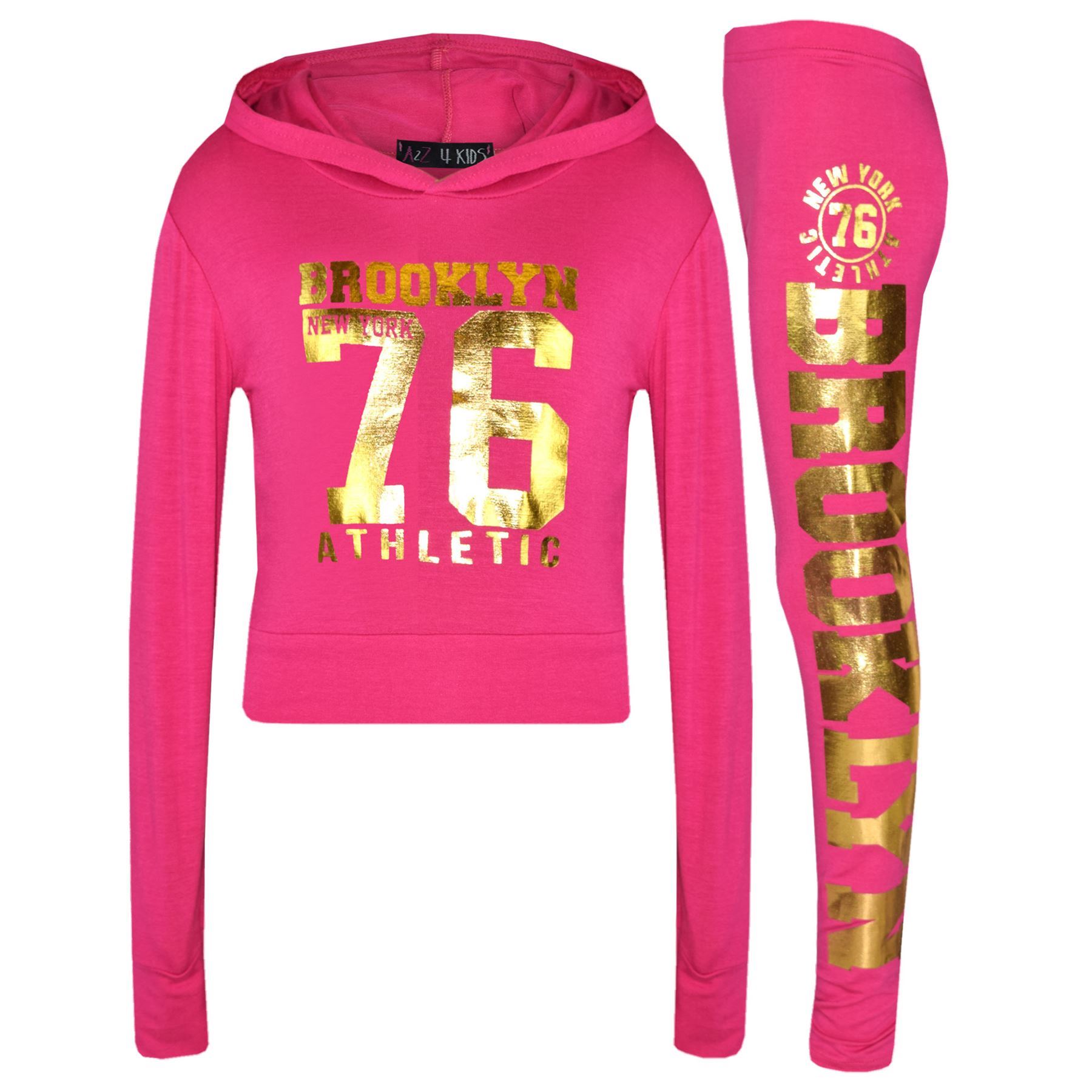 Conjunto de ropa de salón y leggings con capucha Brooklyn 76 para niñas 7-13 años - Imagen 47 de 68