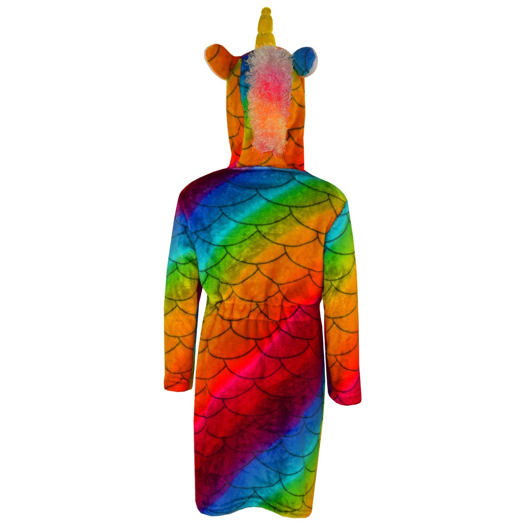A2Z 4 Kids Super Soft 3D Animal Detail Dressing Gown Nightwear Hooded Robe 2-1 - Picture 115 of 154
