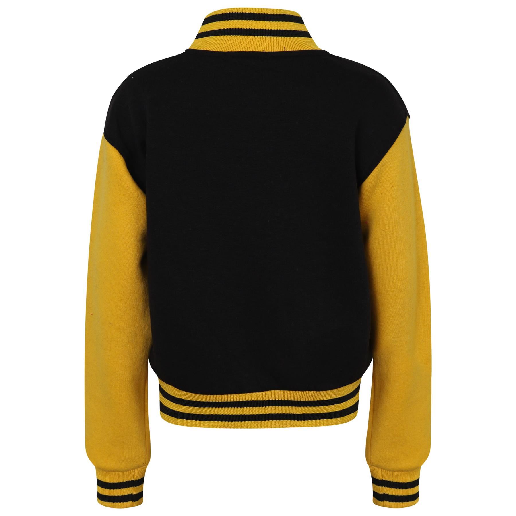 Kids B.B Plain Jacket Varsity Style Long Sleeve Coat Girls Boys Age 2-13 Years - Picture 38 of 106