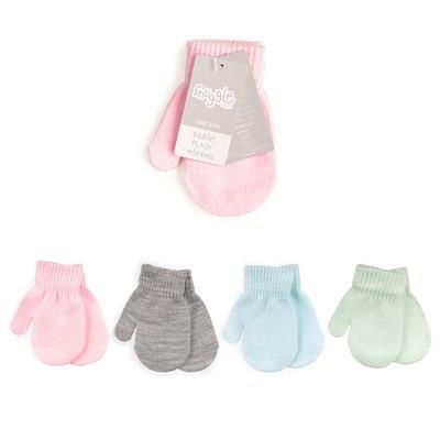 Baby 4er Pack Fäustlinge Winter warme Handschuhe Einheitsgröße Vollfinger Strickhandschuhe - Bild 7 von 13