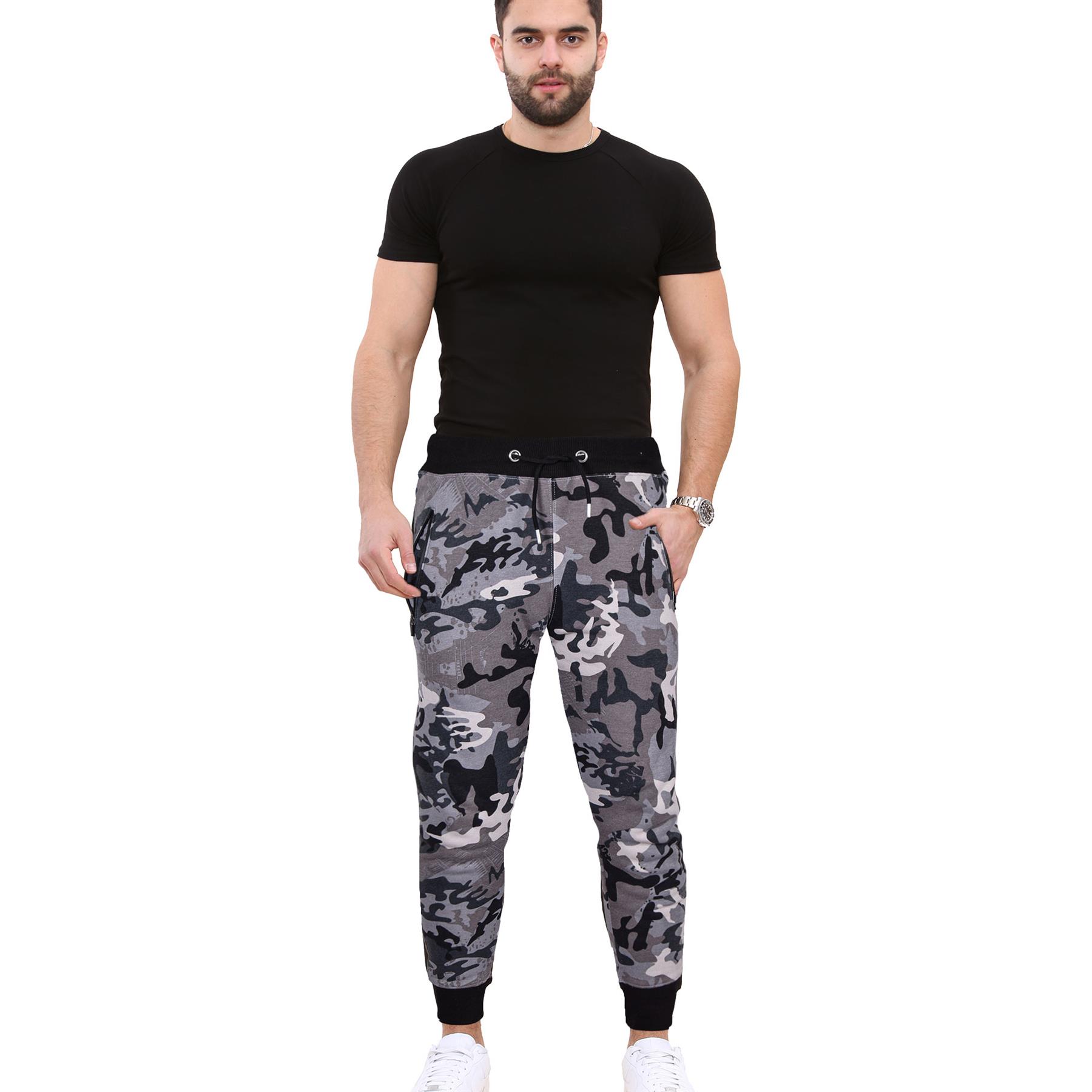 Mens Fleece Jogging Bottoms Joggers Exercise Sweatpants Gym Trousers - Picture 18 of 47