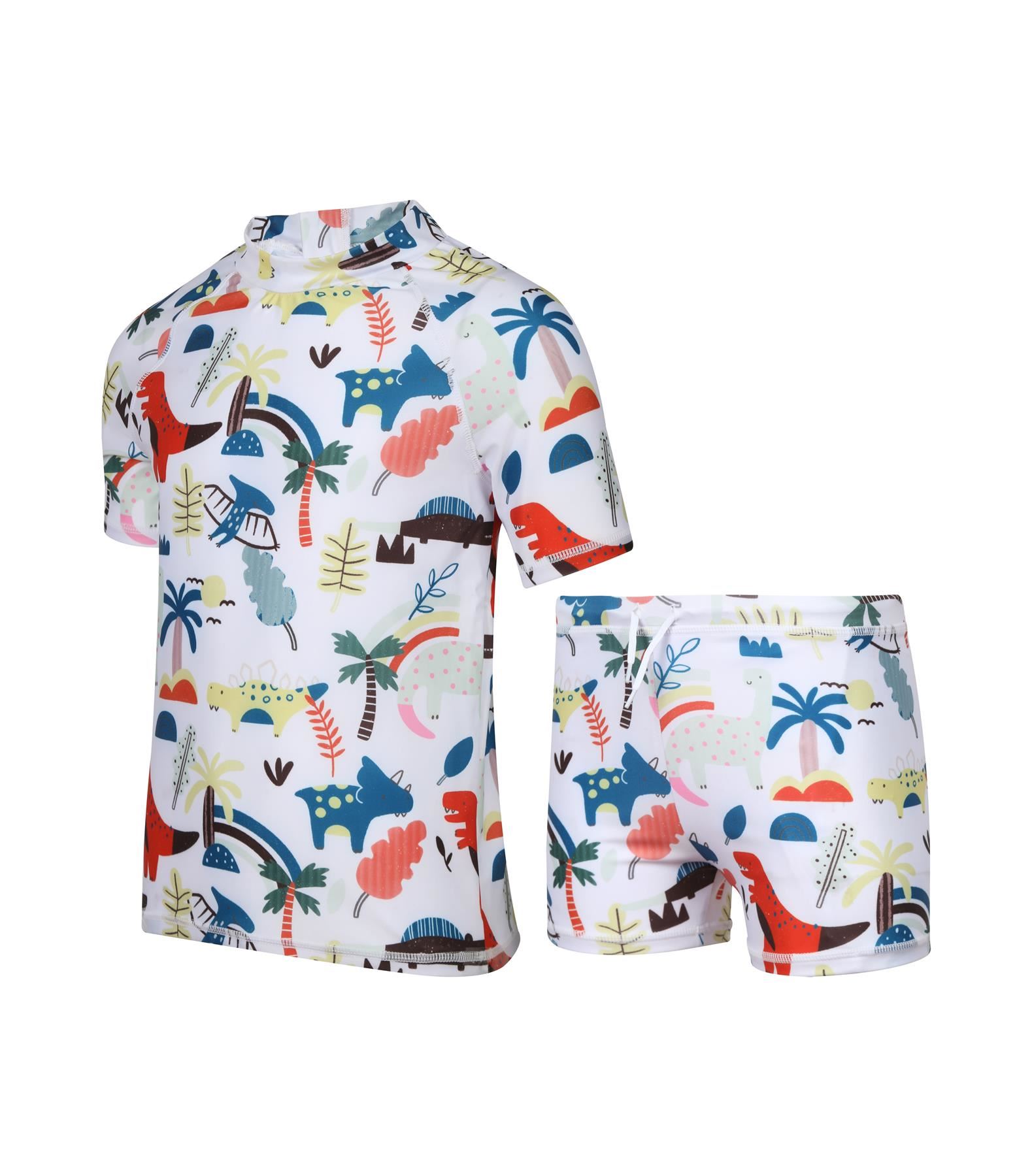 A2Z 4 Kids Boys Swimming Costume Kids Beach Bathing Swim Set Two Piece Swimsuit - Picture 40 of 79